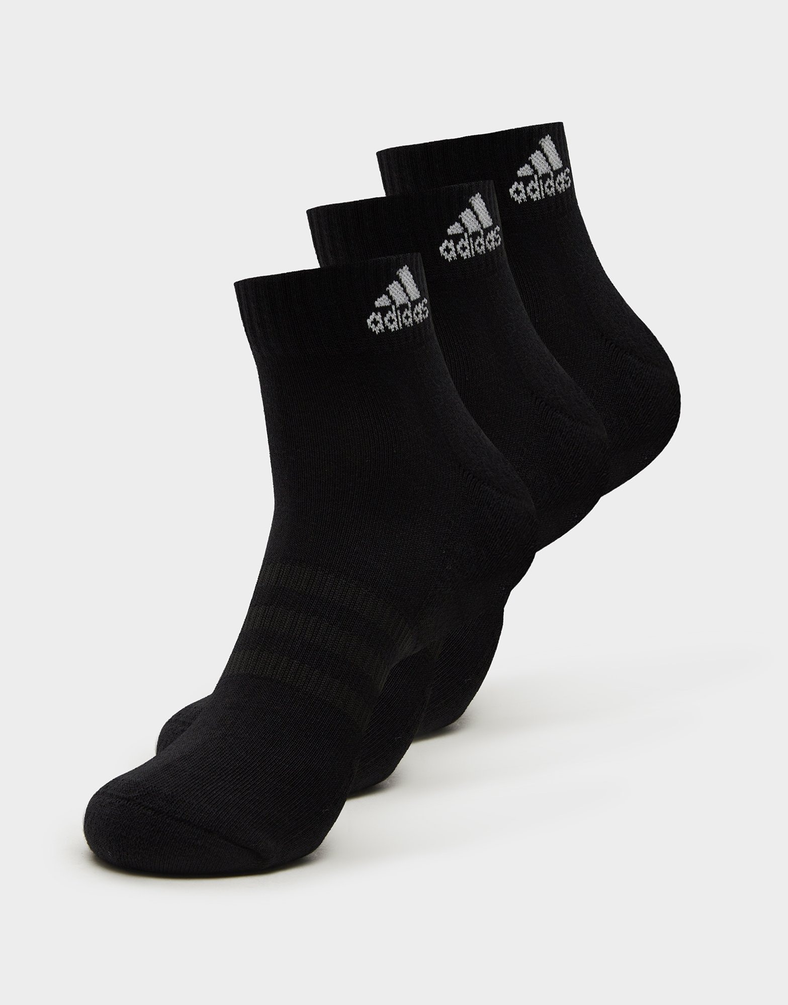 Udled reparatøren erotisk Black adidas Cushioned Sportswear Ankle Socks 3 Pack - JD Sports