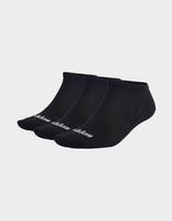 adidas Calze Sottili A Taglio Basso Lineari 3 Paia