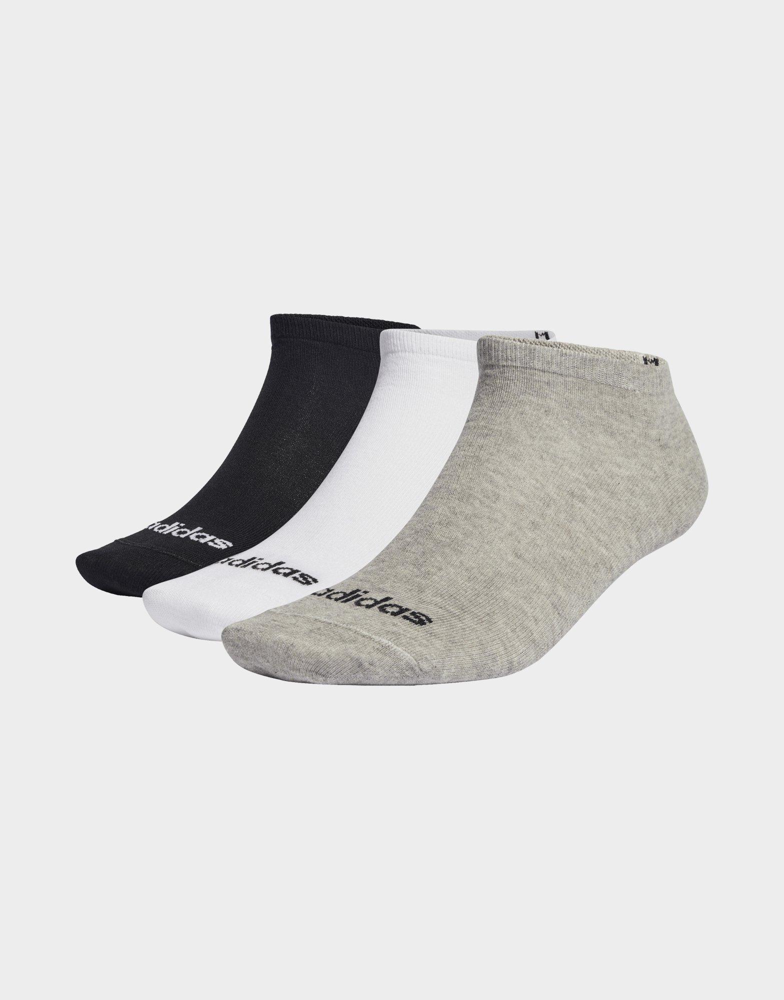 adidas Calze Sottili A Taglio Basso Lineari 3 Paia