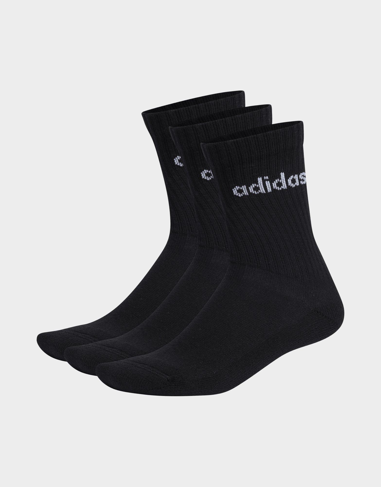 adidas Linear Crew Cushioned Socks 3 Pairs