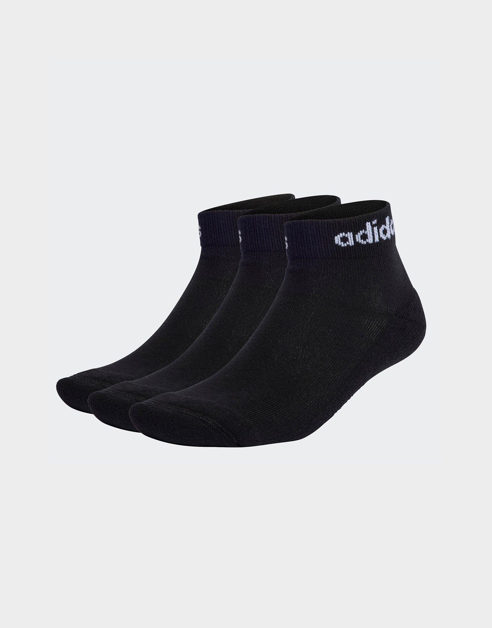 adidas Linear Gevoerde Enkelsokken 3 Paar