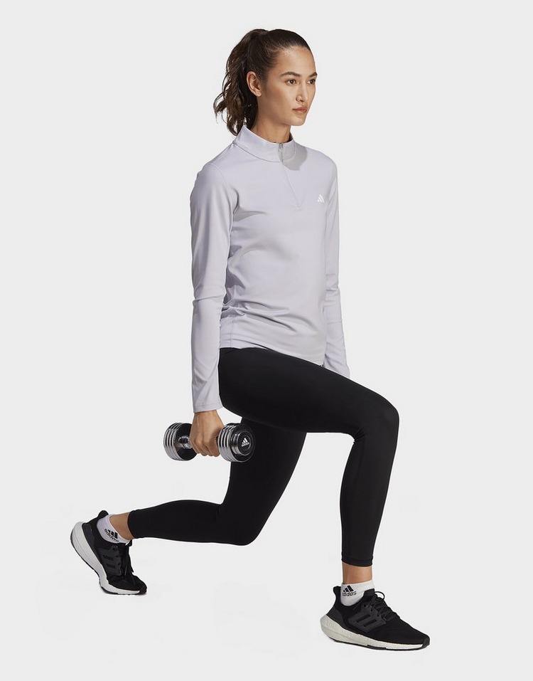 adidas Techfit Quarter-Zip Long Sleeve Training Top