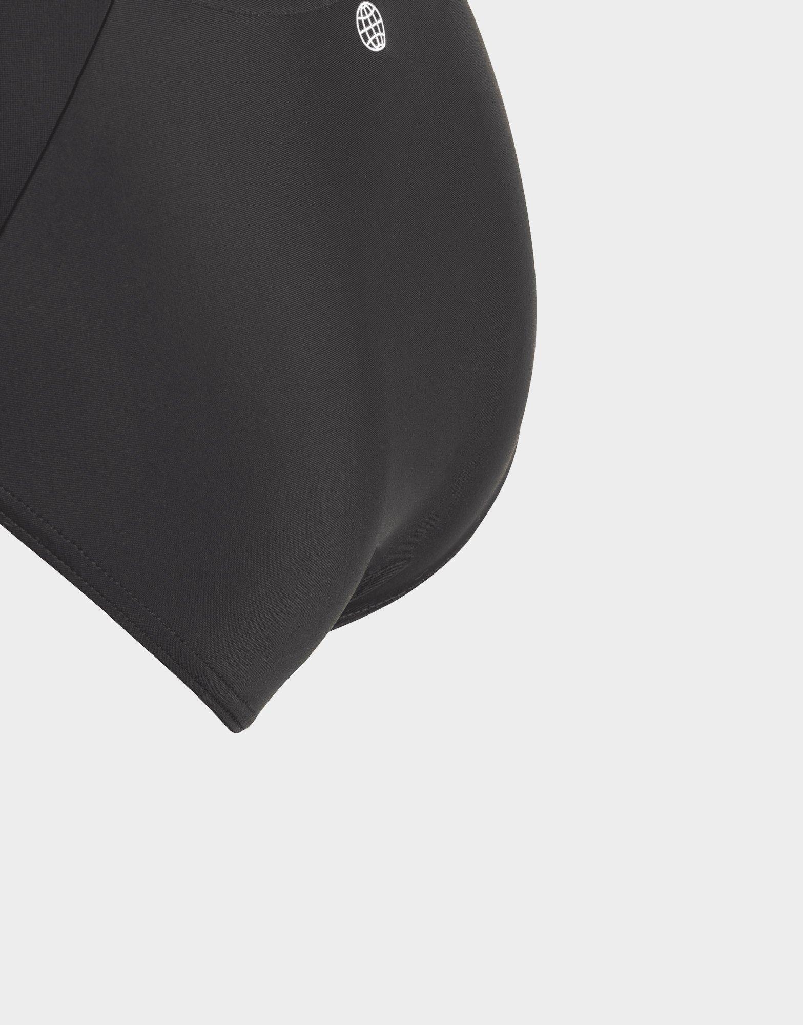 Black adidas Cut 3Stripes Swimsuit JD Sports UK