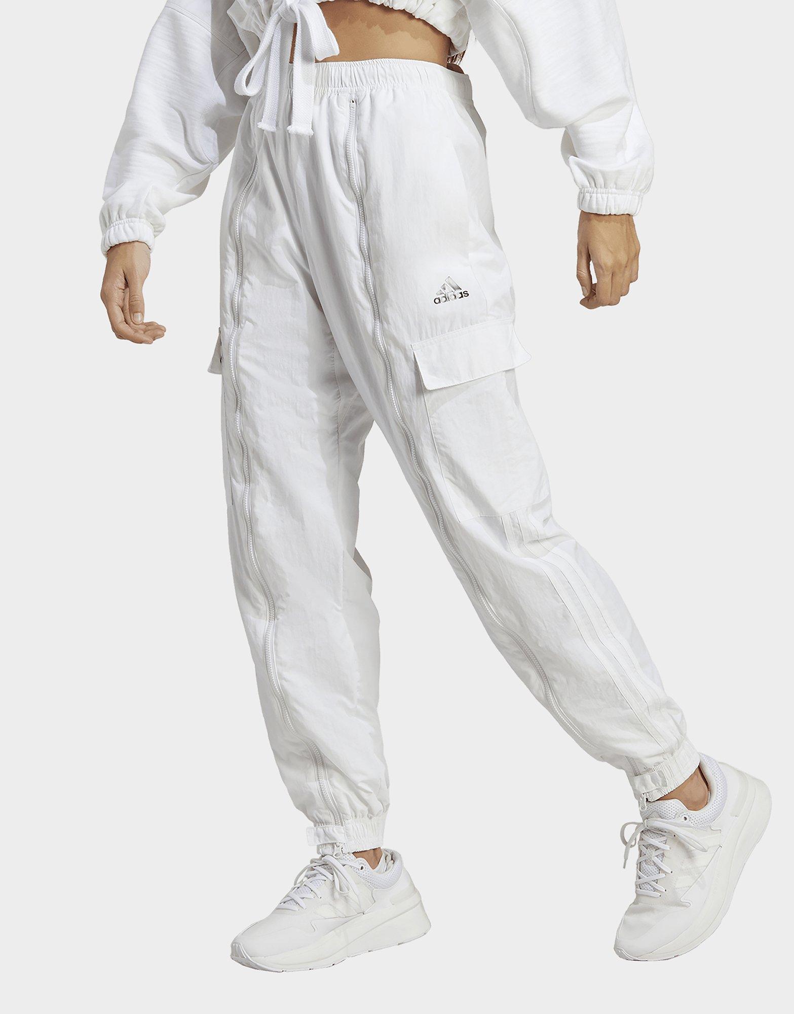 White adidas Dance Woven Versatile Cargo Pants