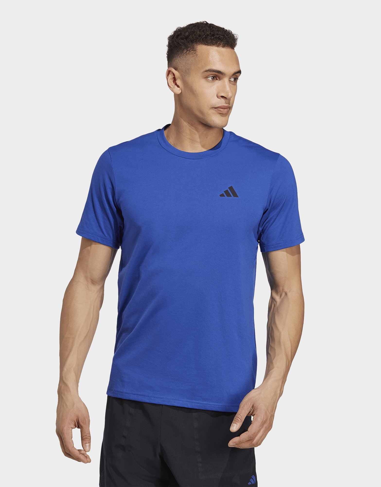 Blue adidas Train Essentials Feelready Training Tee | JD