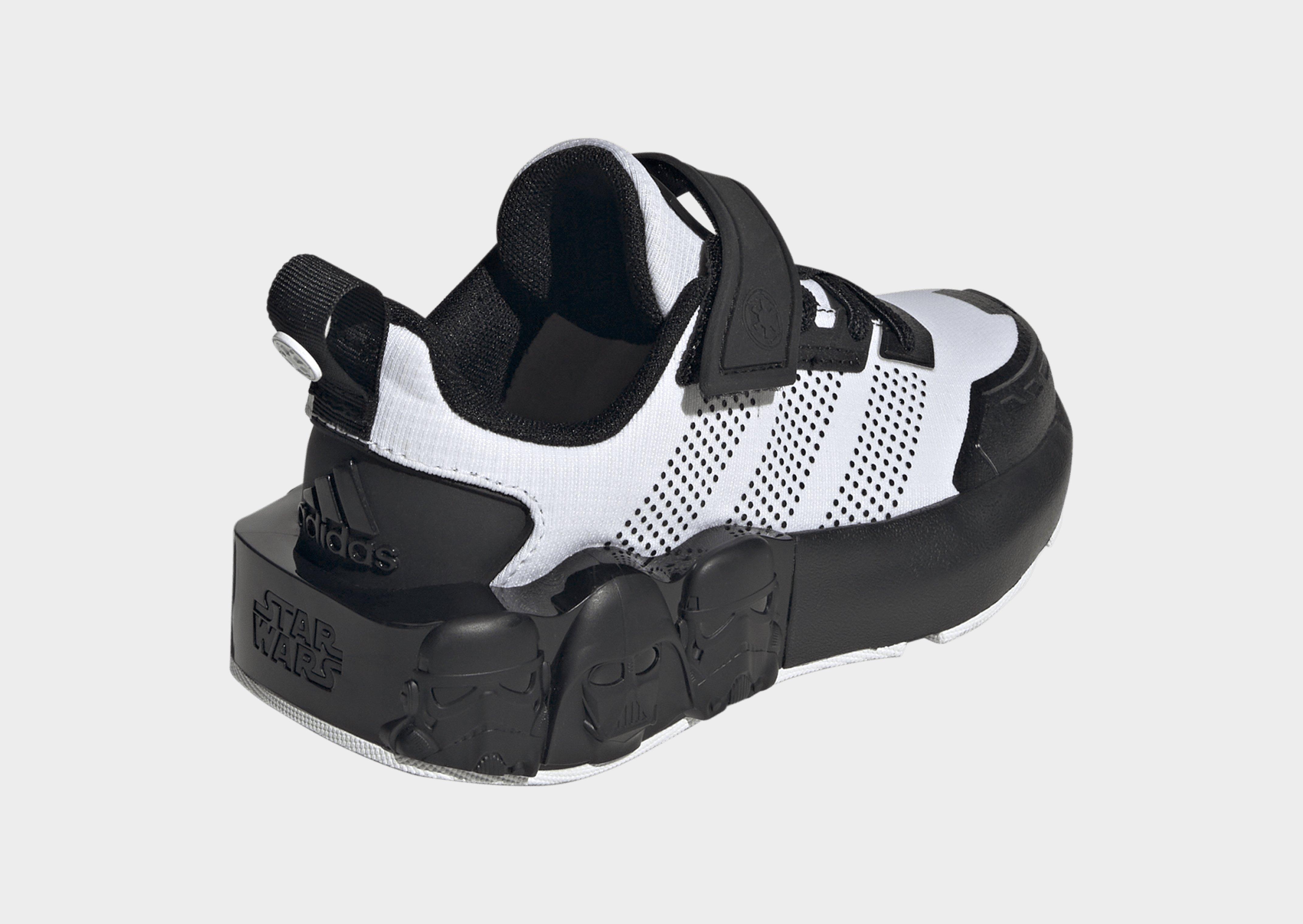 Adidas kids off-white star outlet wars printed running shoes