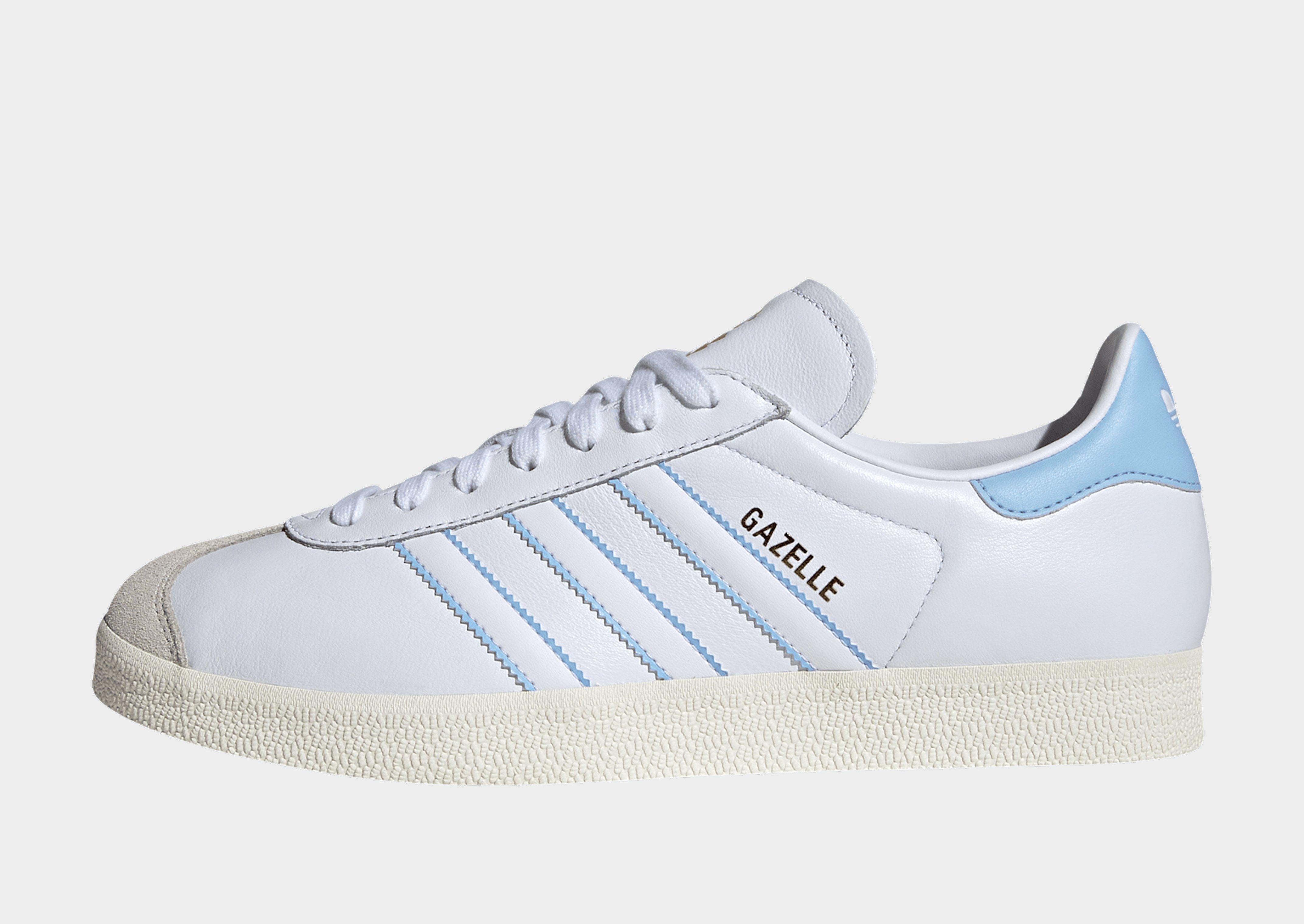 White adidas Gazelle Argentina Shoes JD Sports UK