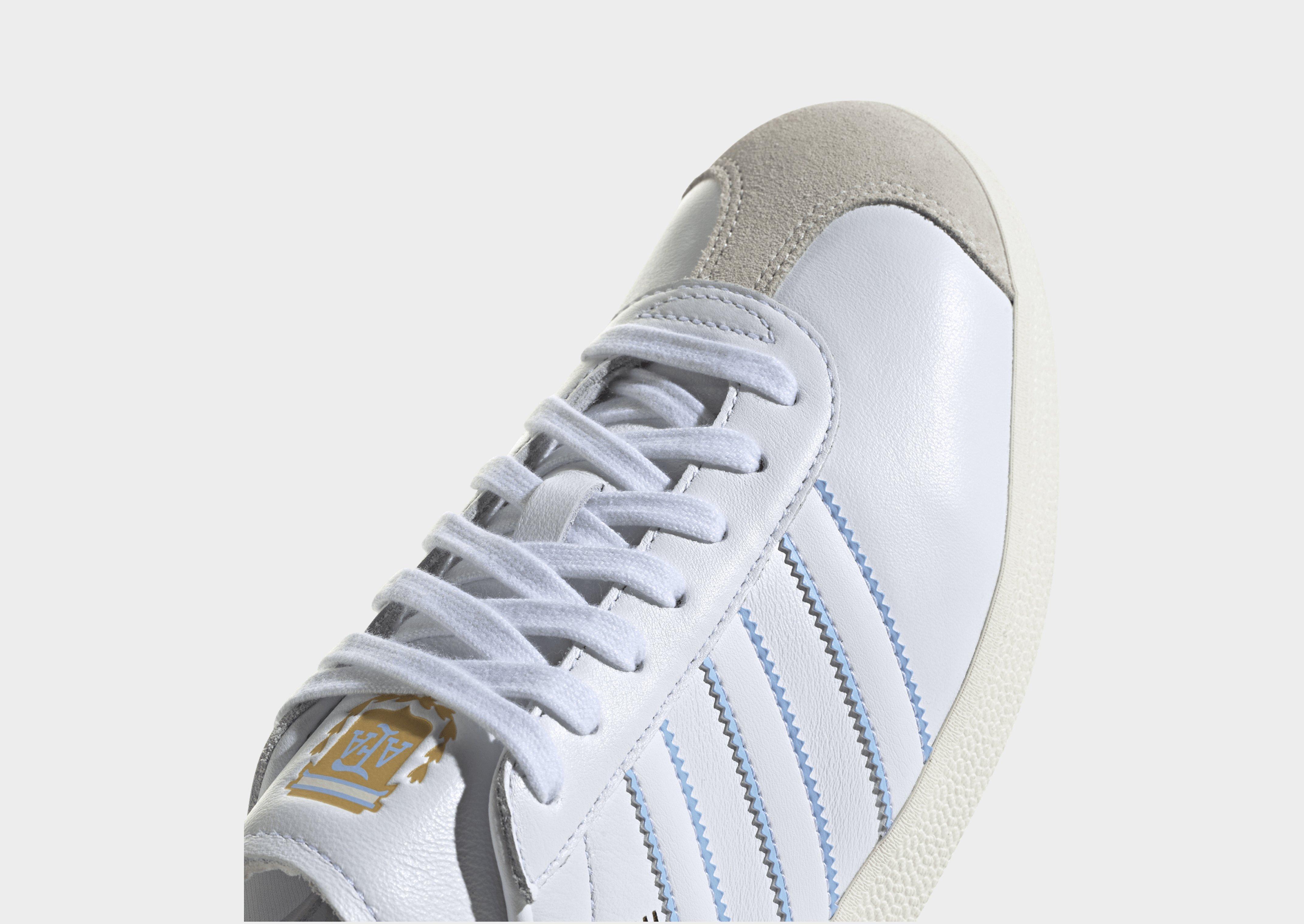 White adidas Gazelle Argentina Shoes JD Sports UK