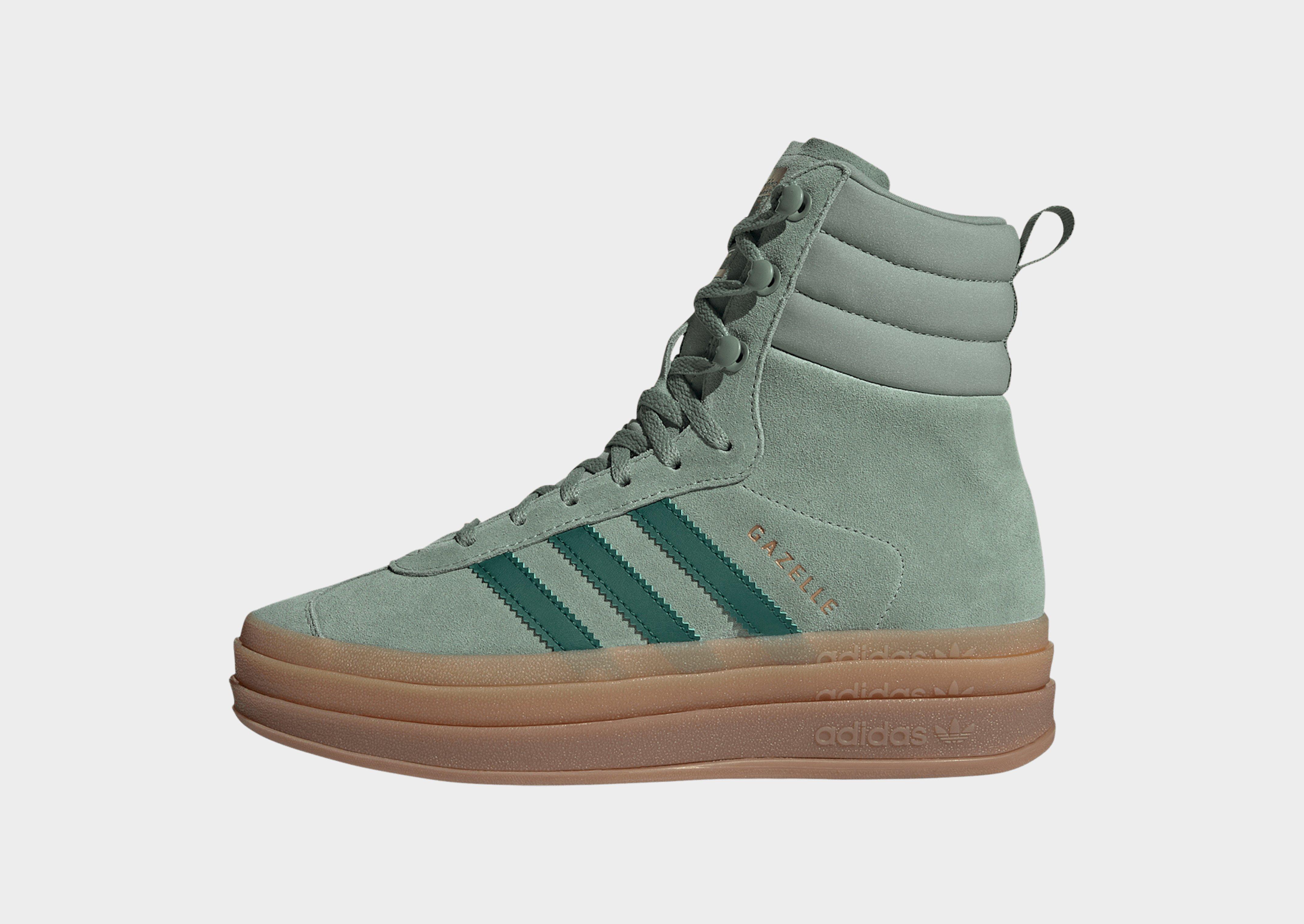 Green adidas Gazelle Bold Shoes | JD Sports UK