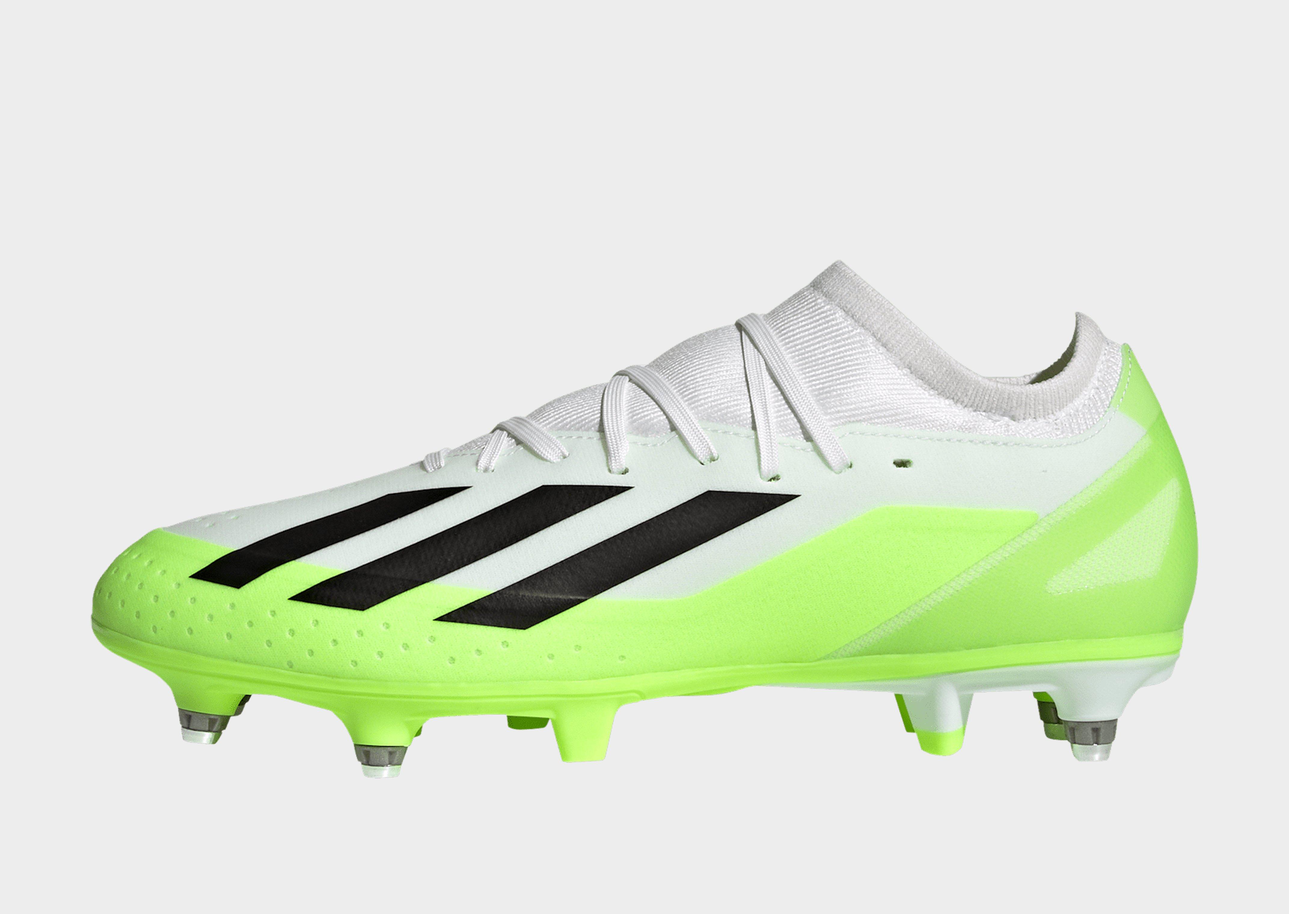 White adidas X Crazyfast.3 Soft Ground Boots | JD Sports UK