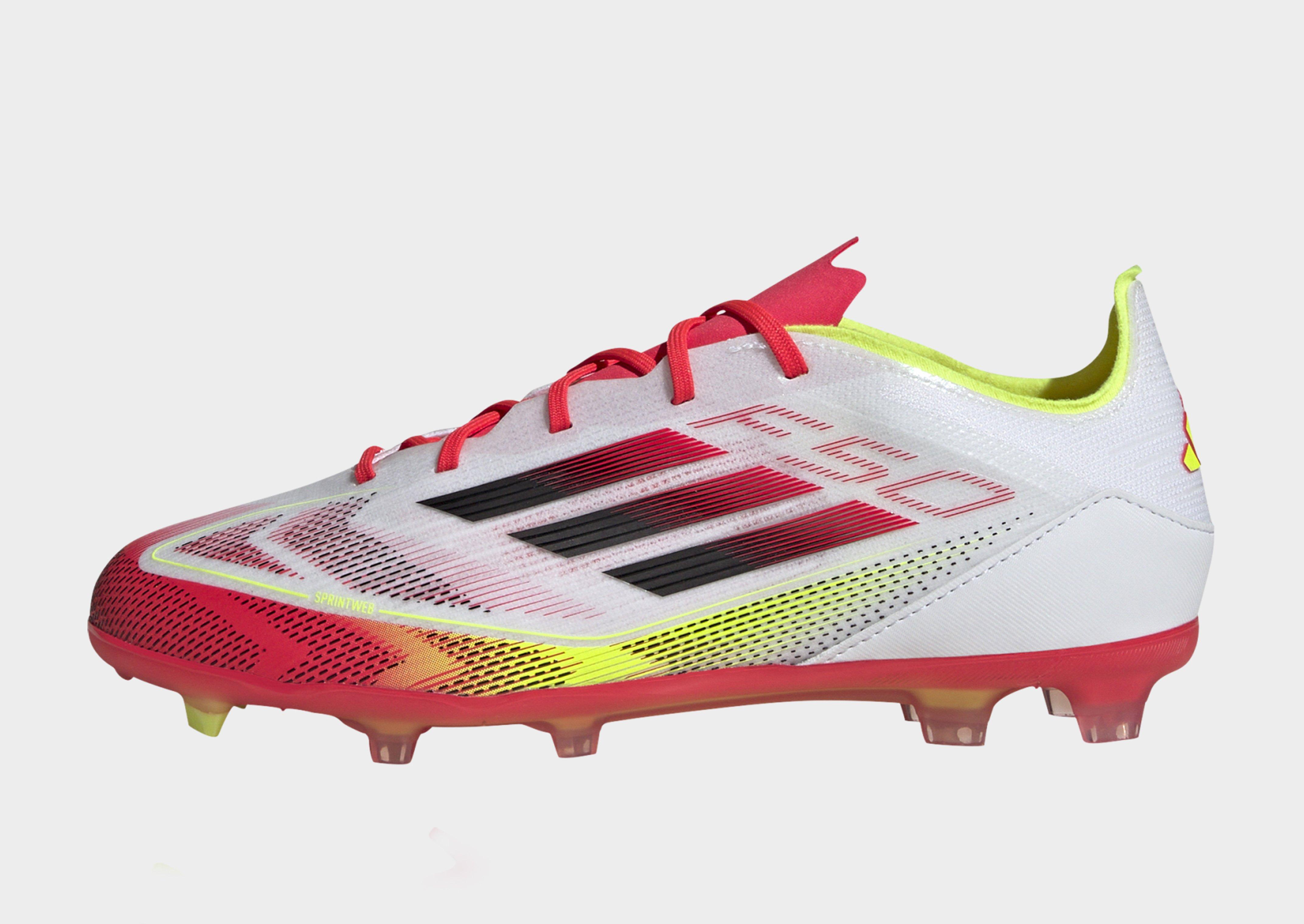 White adidas F50 Elite Firm Ground Boots Kids JD Sports UK