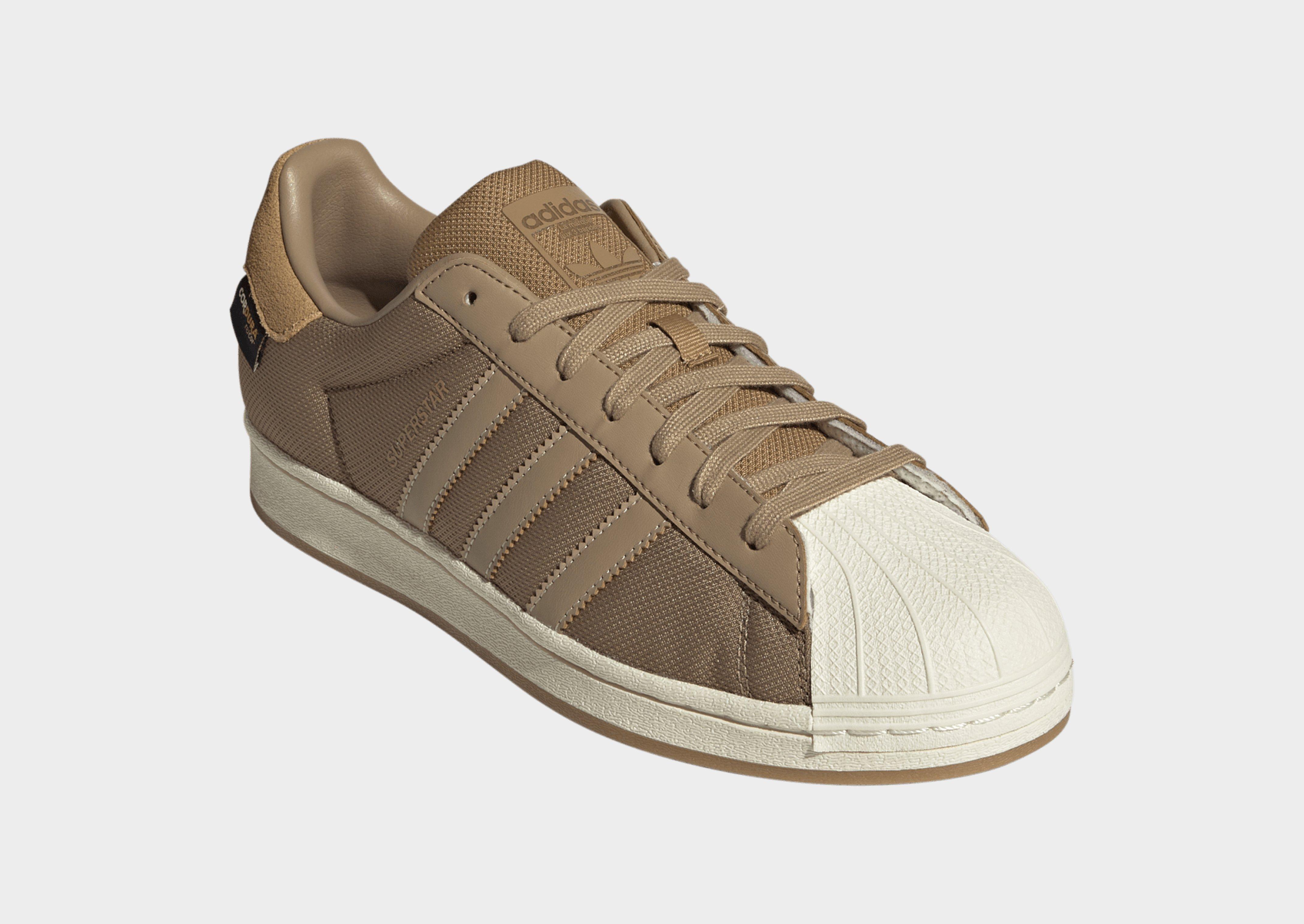 Brown adidas outlet superstar