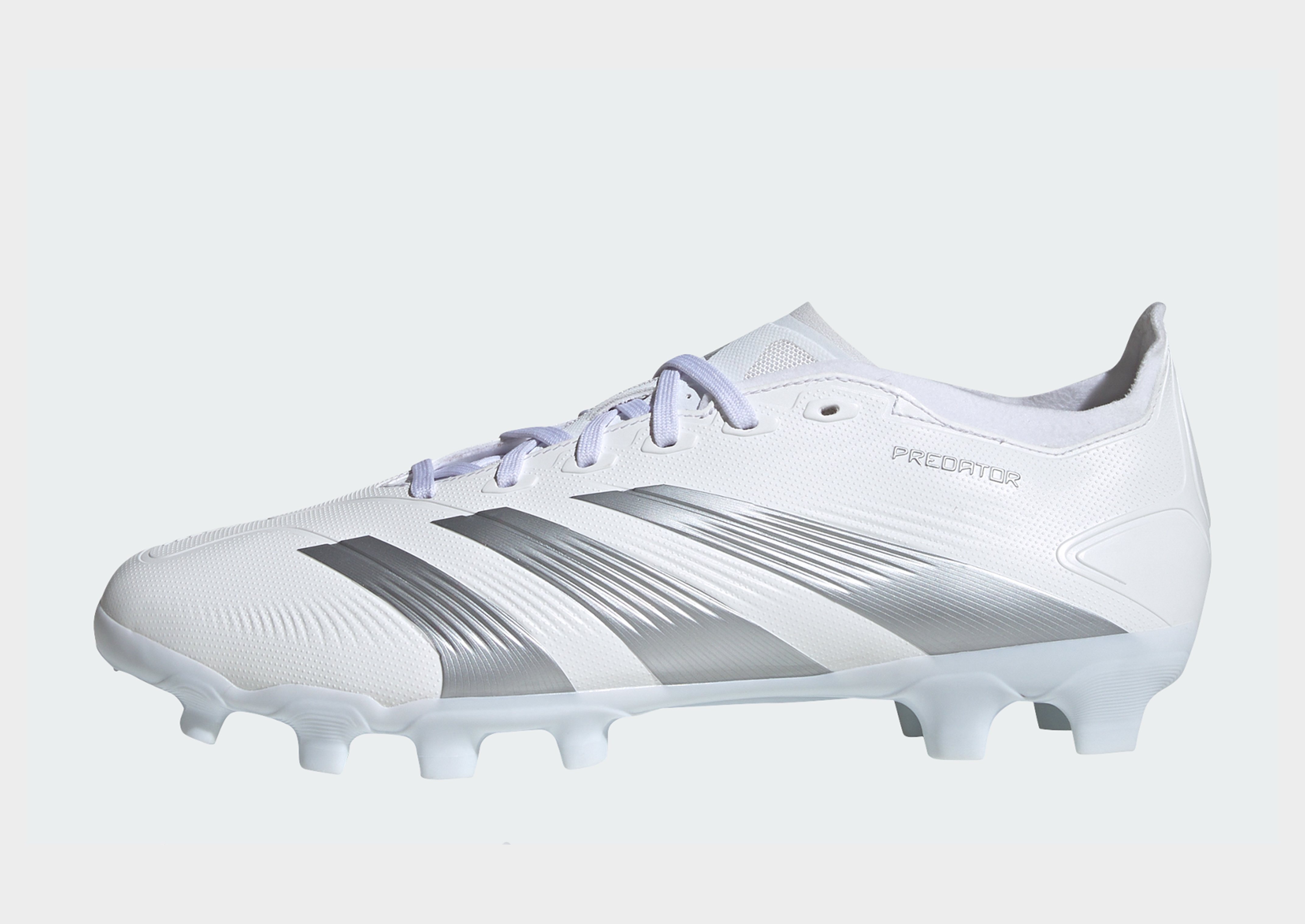White adidas Predator 24 League Low Multi-Ground Boots | JD Sports UK