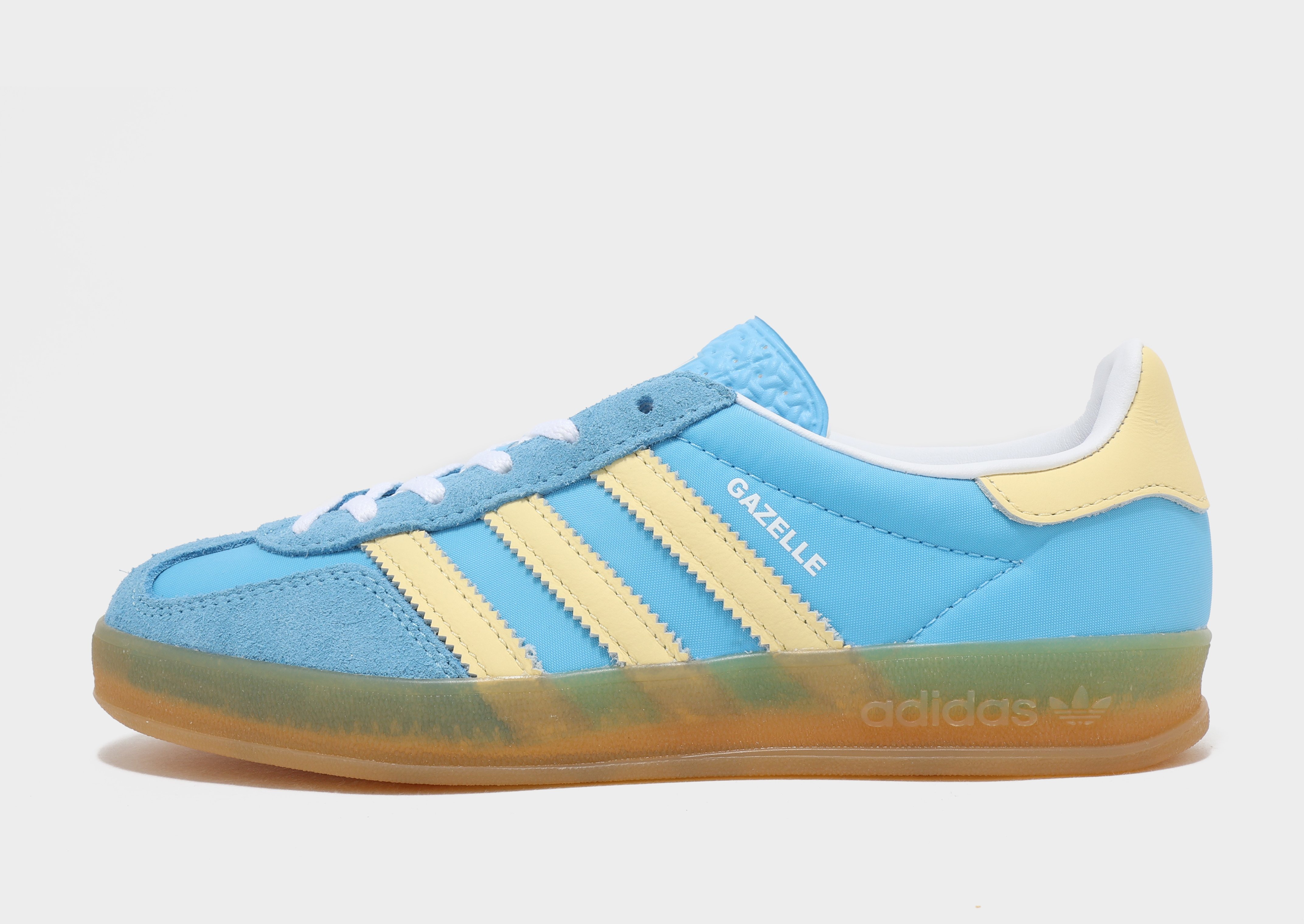 Mens adidas blue gazelle indoor trainers hotsell