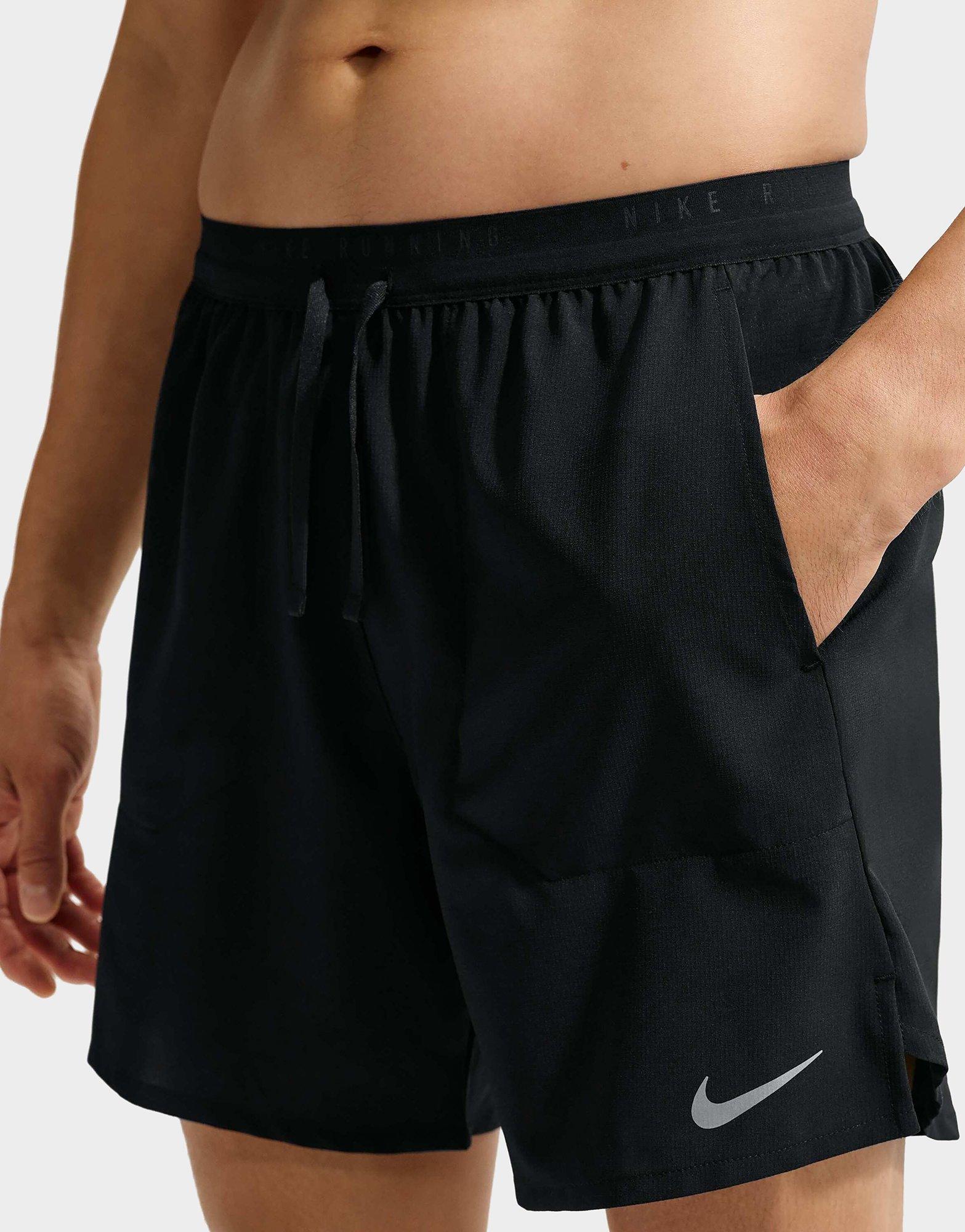 Nike Dri-FIT hardloopshorts met binnenbroek voor heren (18 cm) Stride
