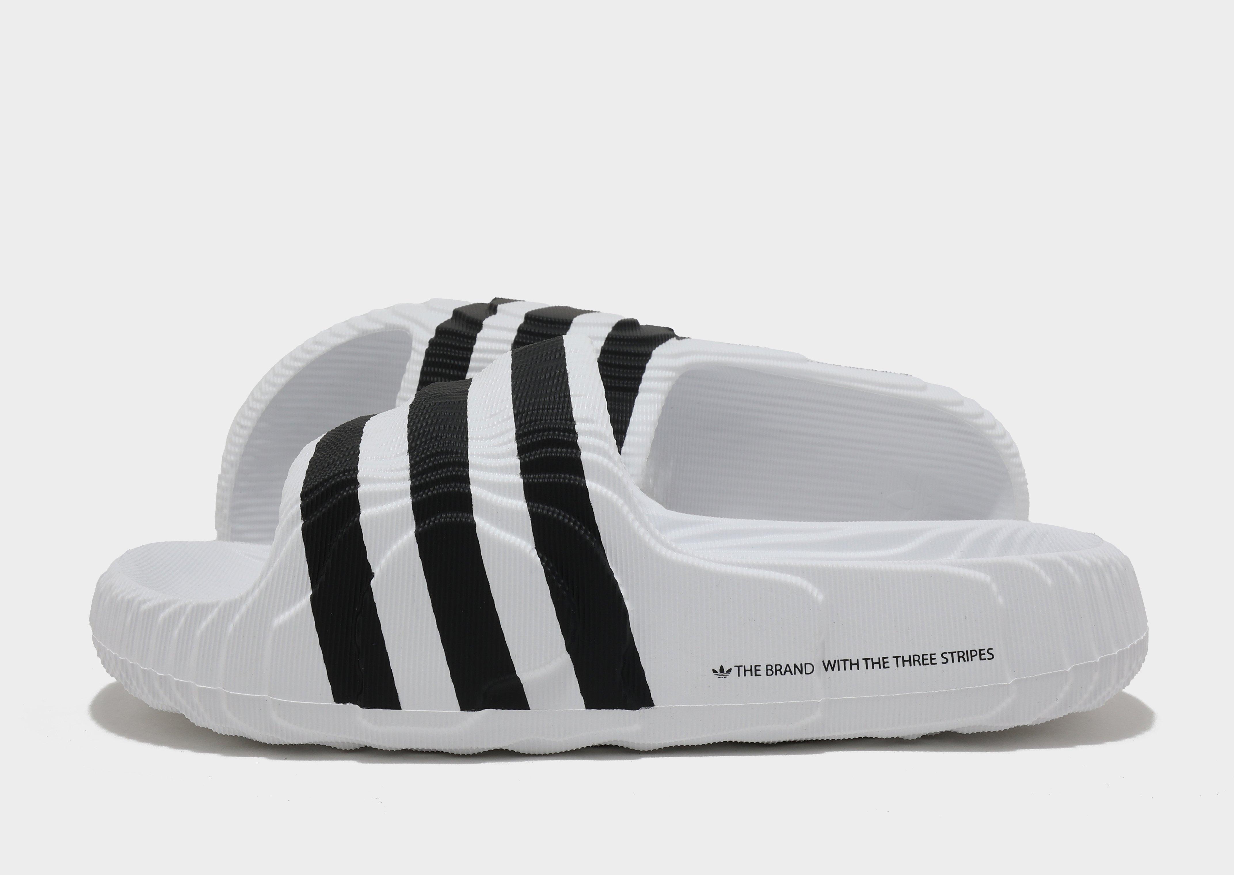 Adidas slide white deals