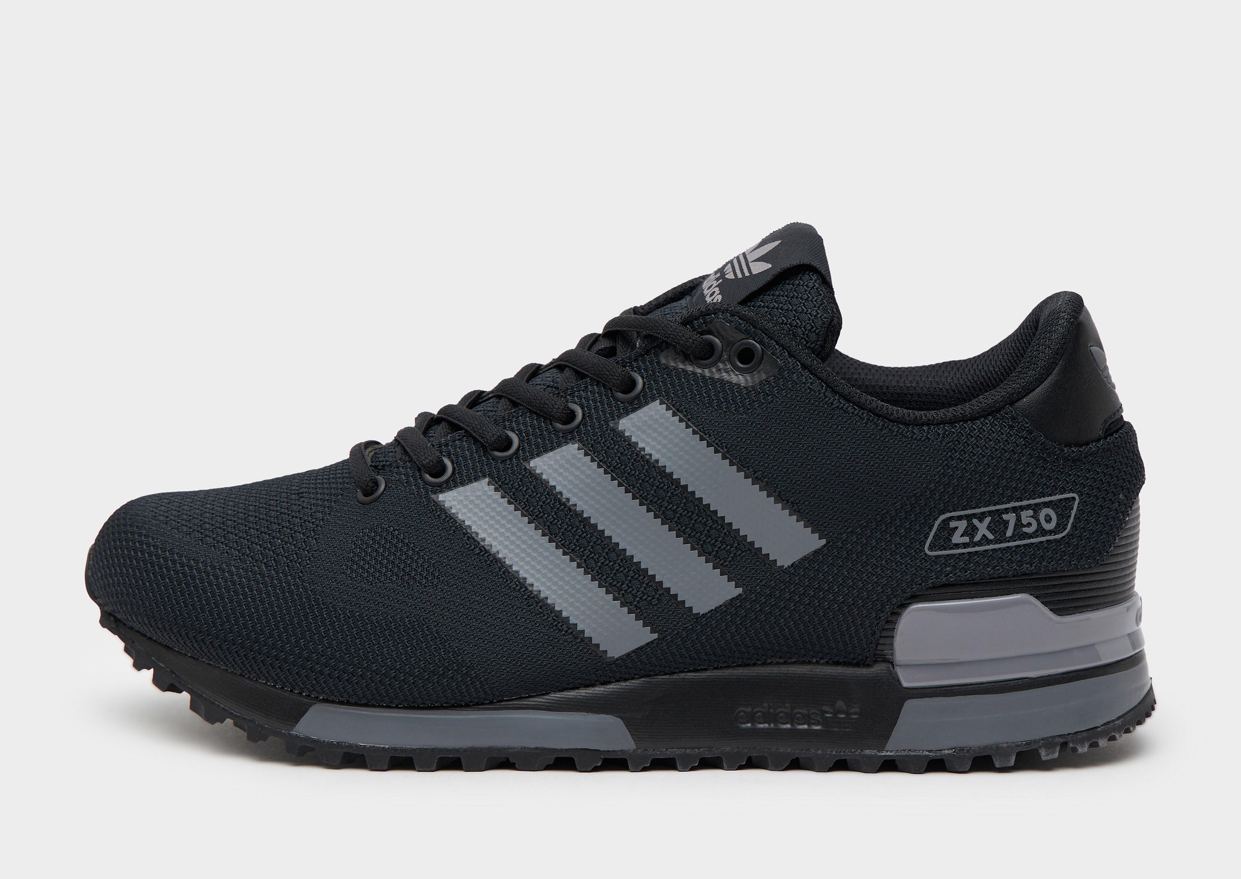 Black adidas Originals ZX 750 - JD Sports