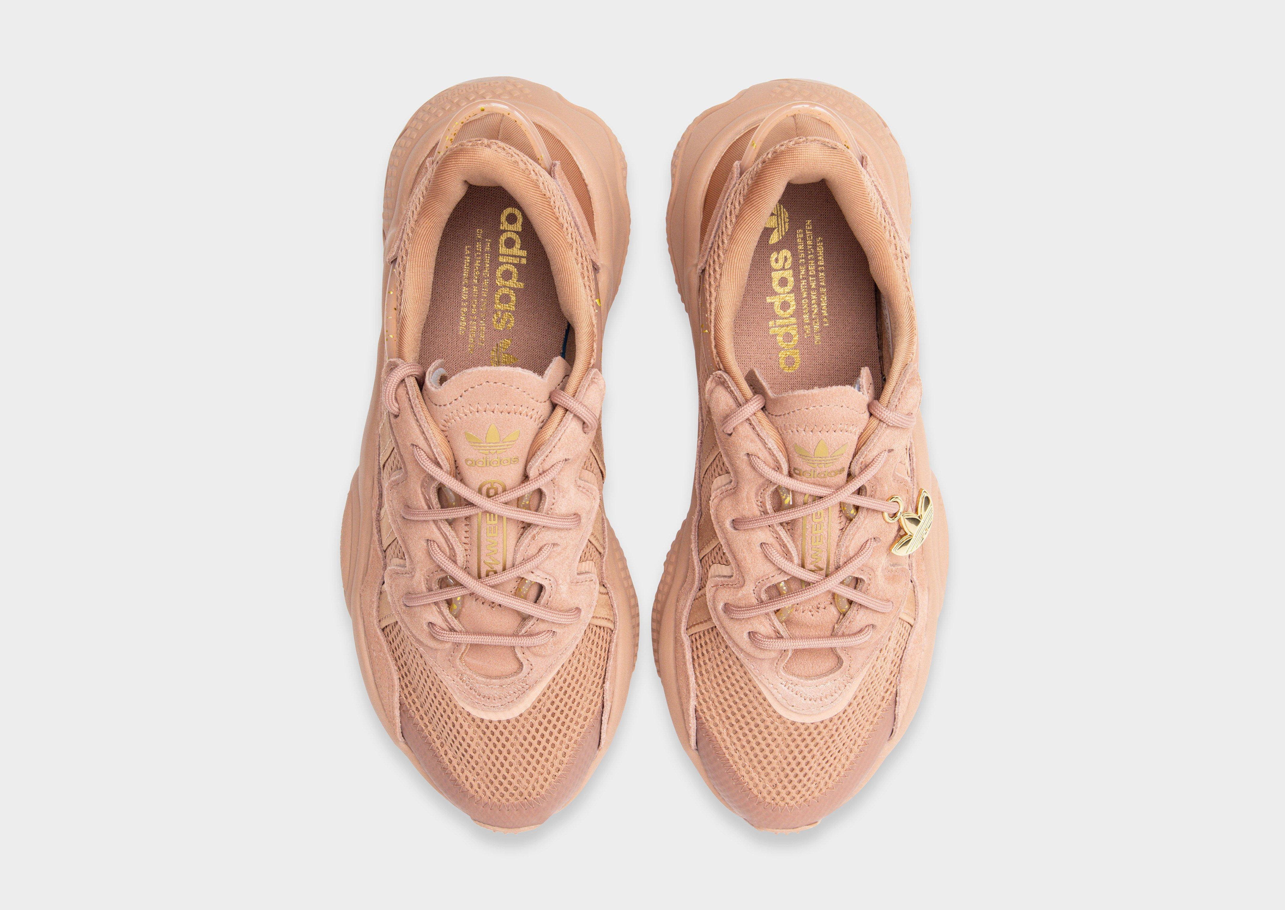 ozweego clear brown size 5