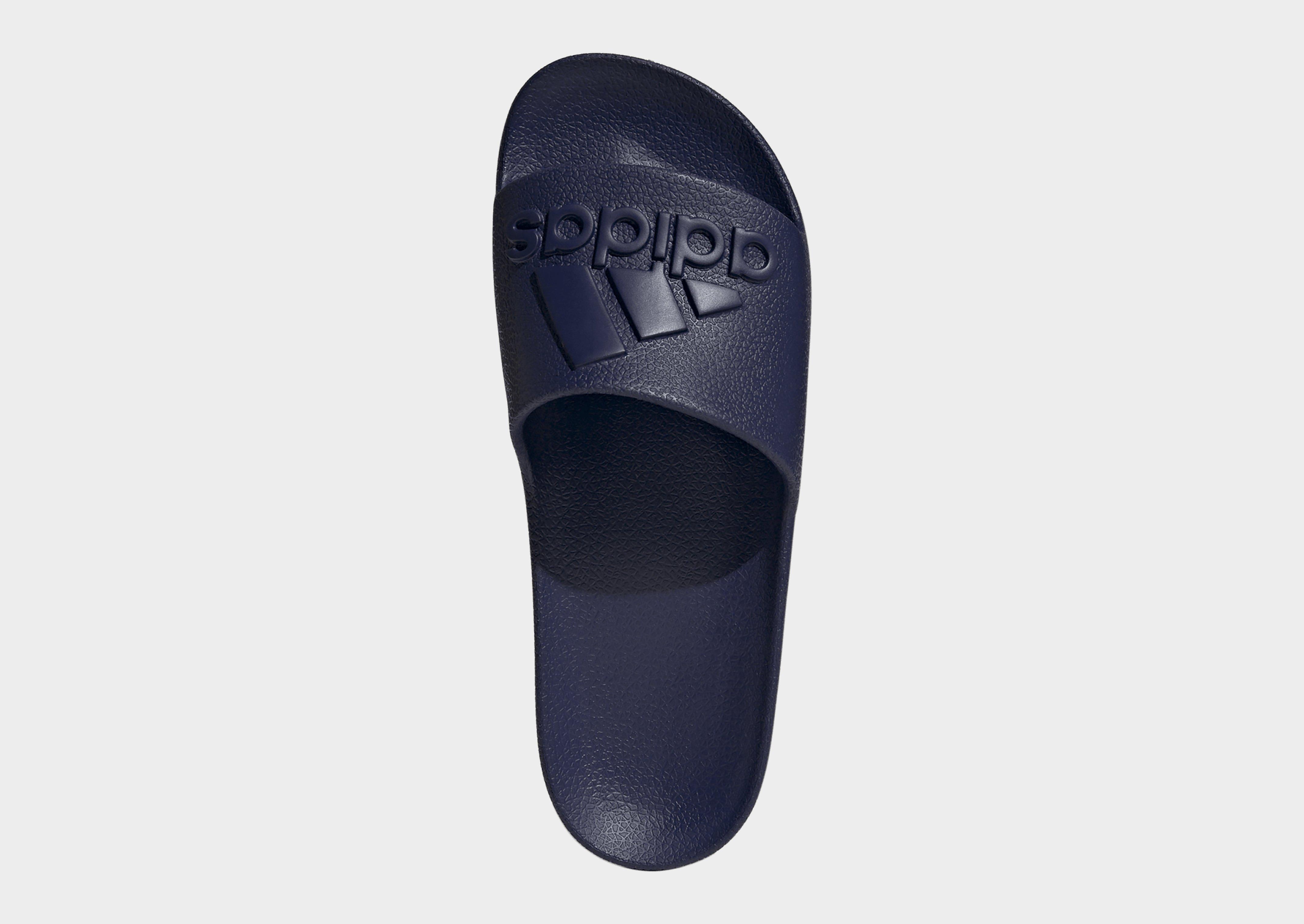 Blue adidas Adilette Aqua Slides JD Sports UK