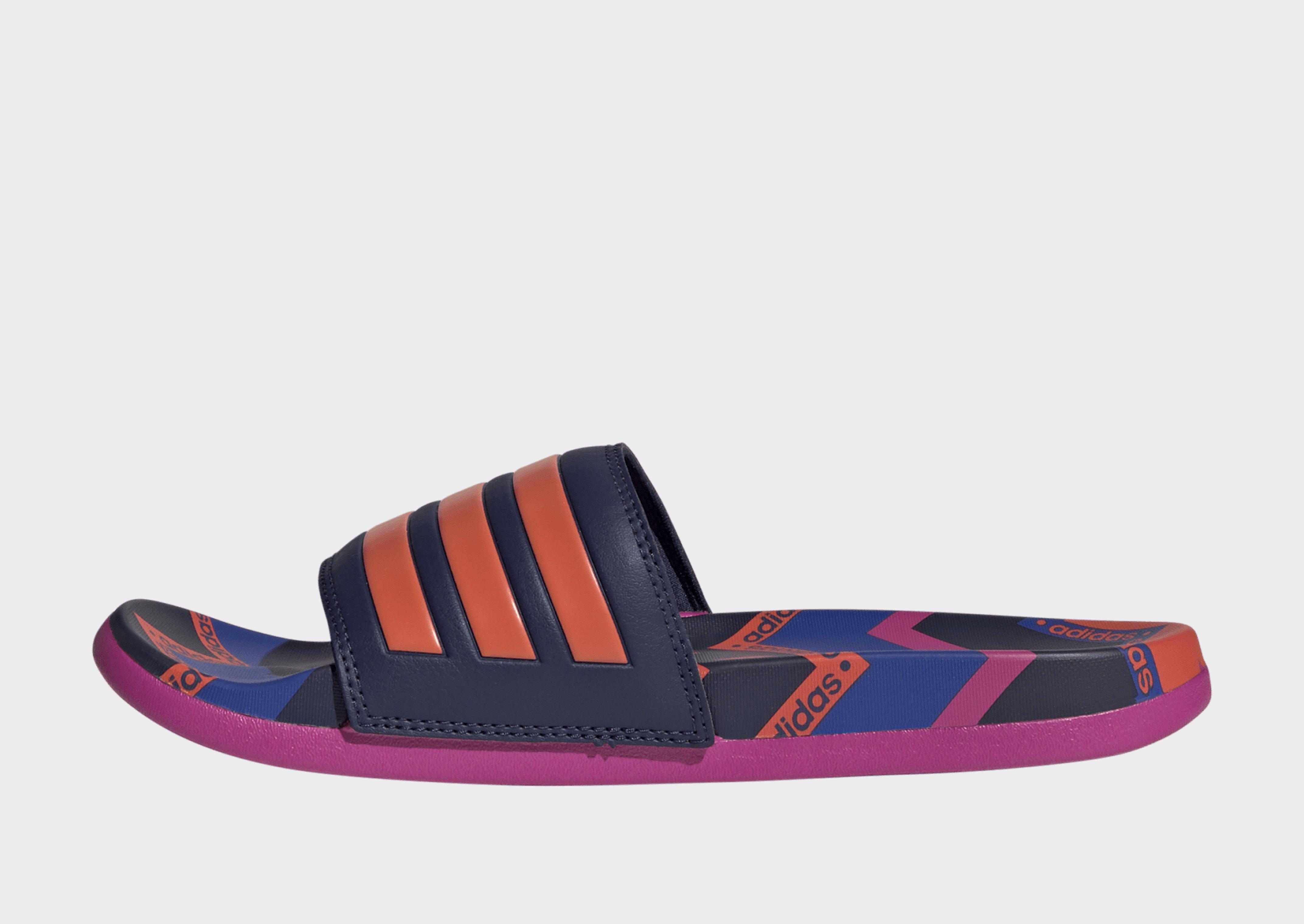 Blue adidas Adilette Comfort Sandals JD Sports UK