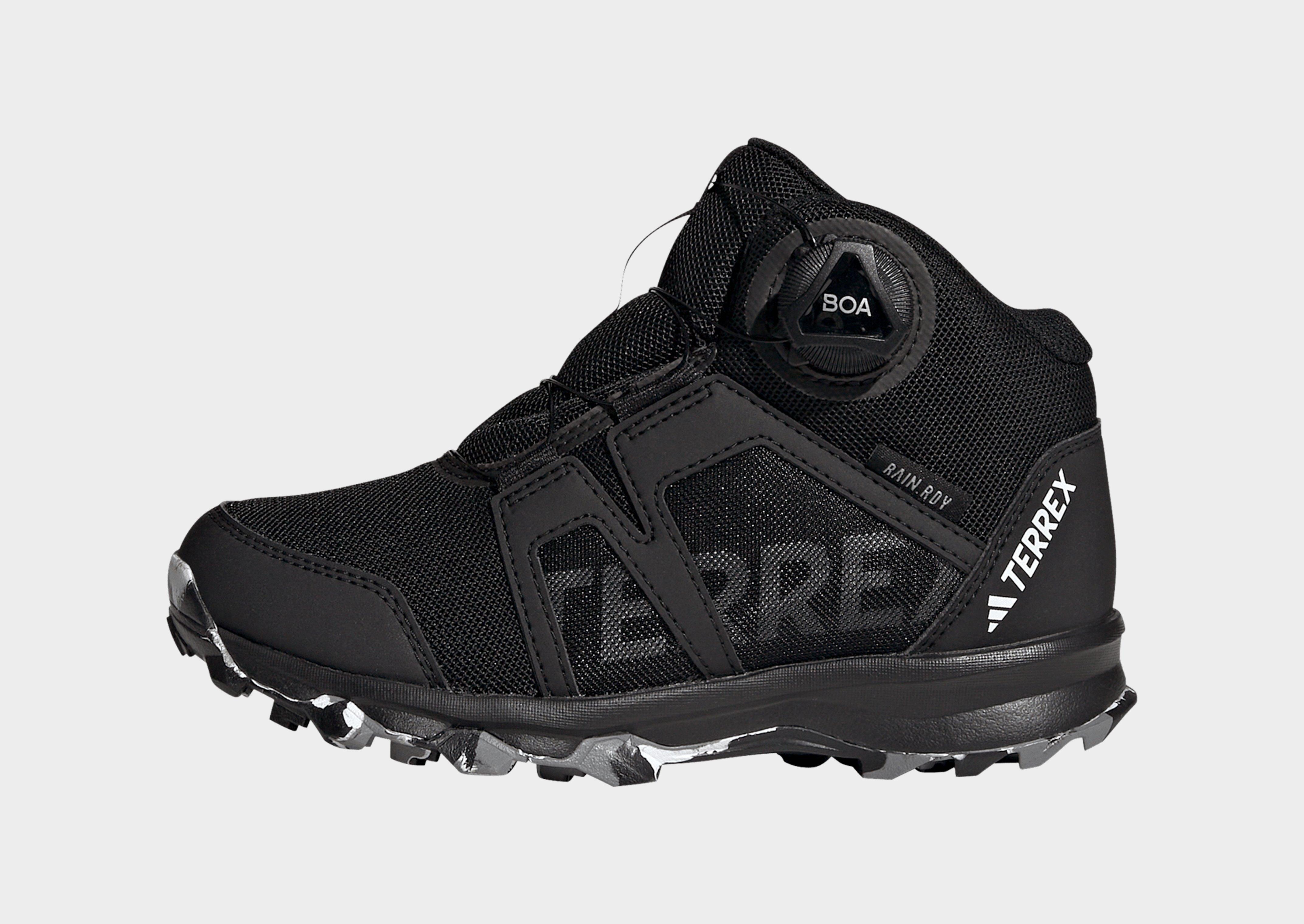 Black adidas Terrex BOA Mid Shoes UK | JD Sports Hiking RAIN.RDY