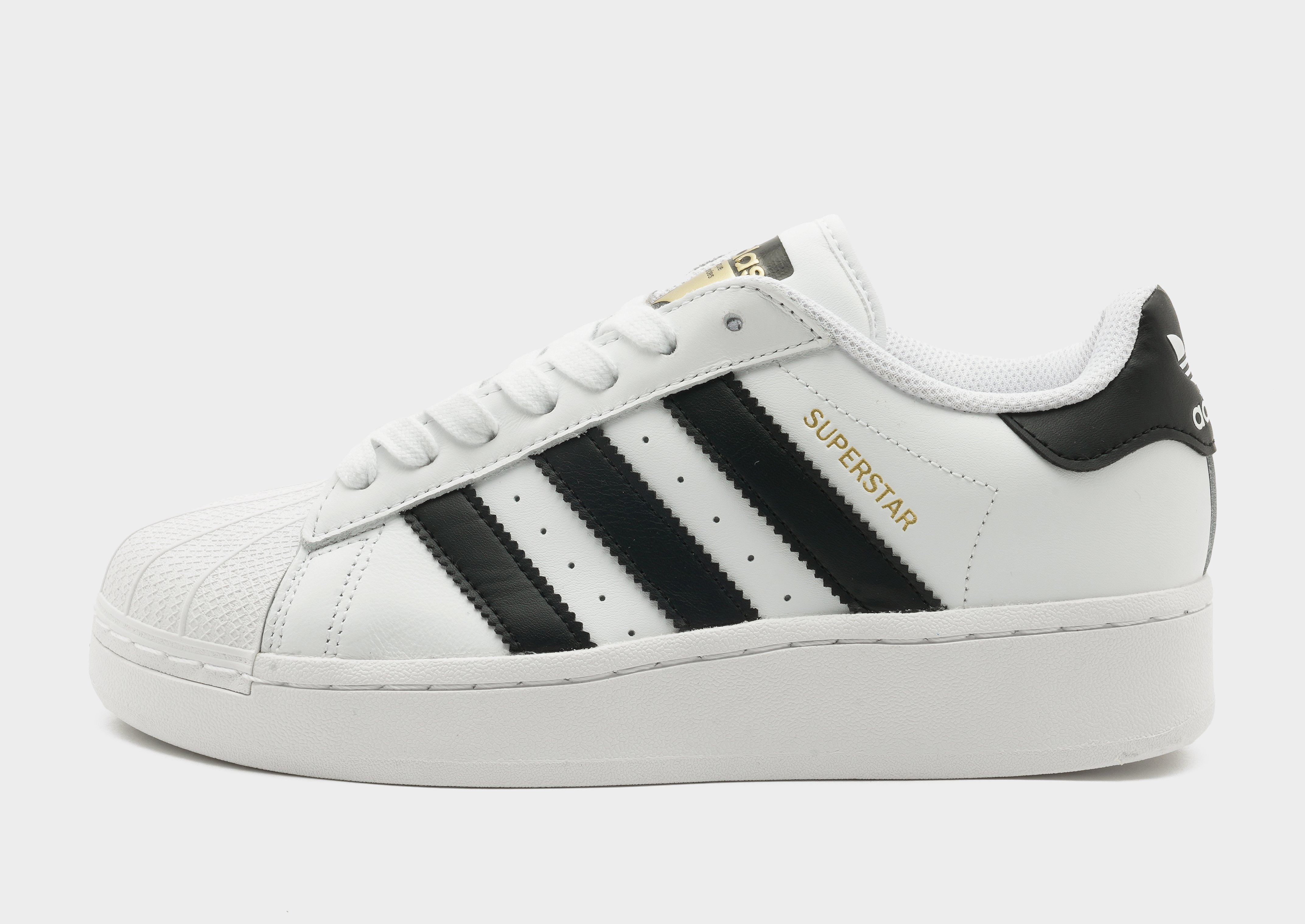 adidas super star noir et or