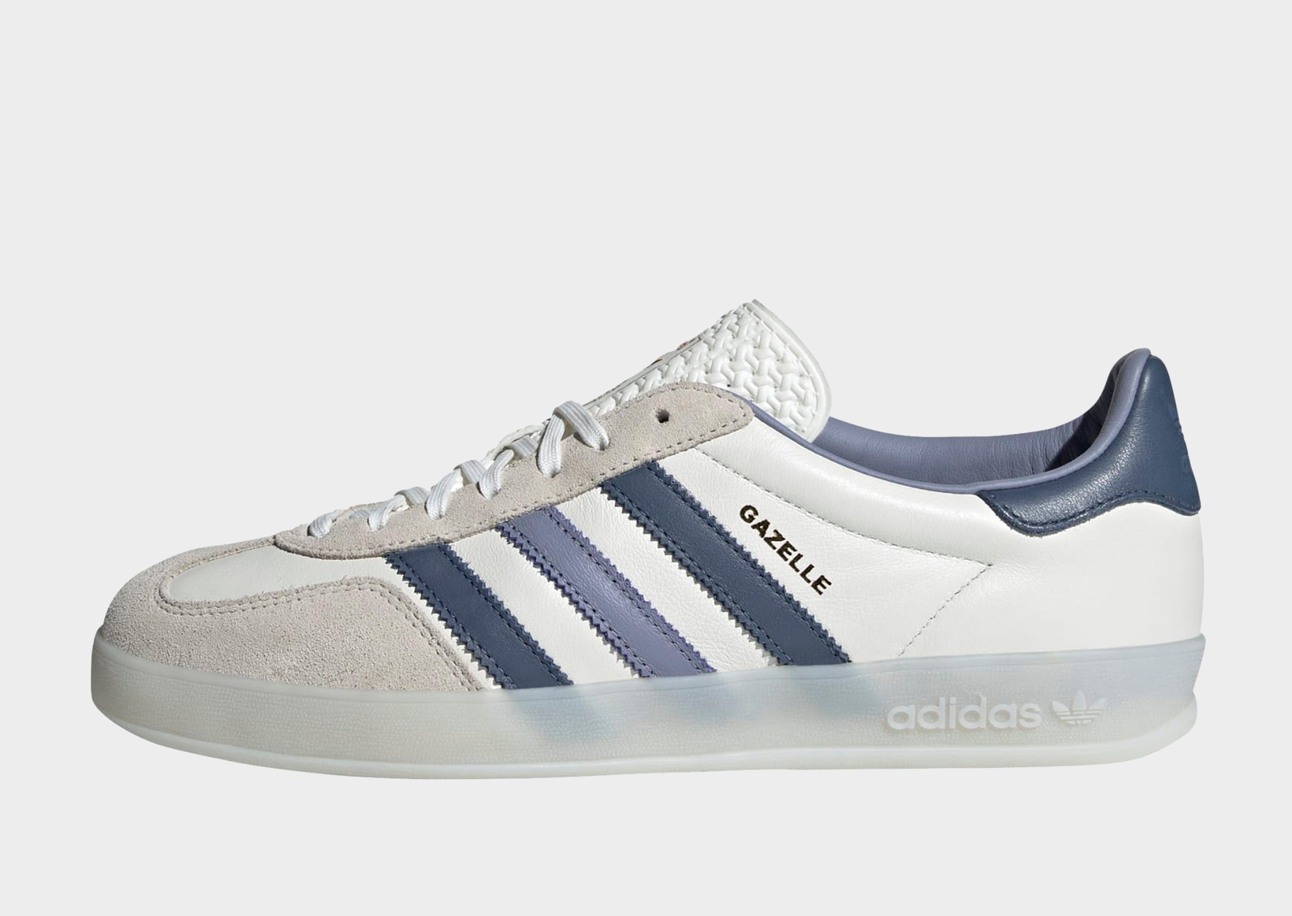 White adidas Originals Gazelle Indoor - JD Sports Singapore