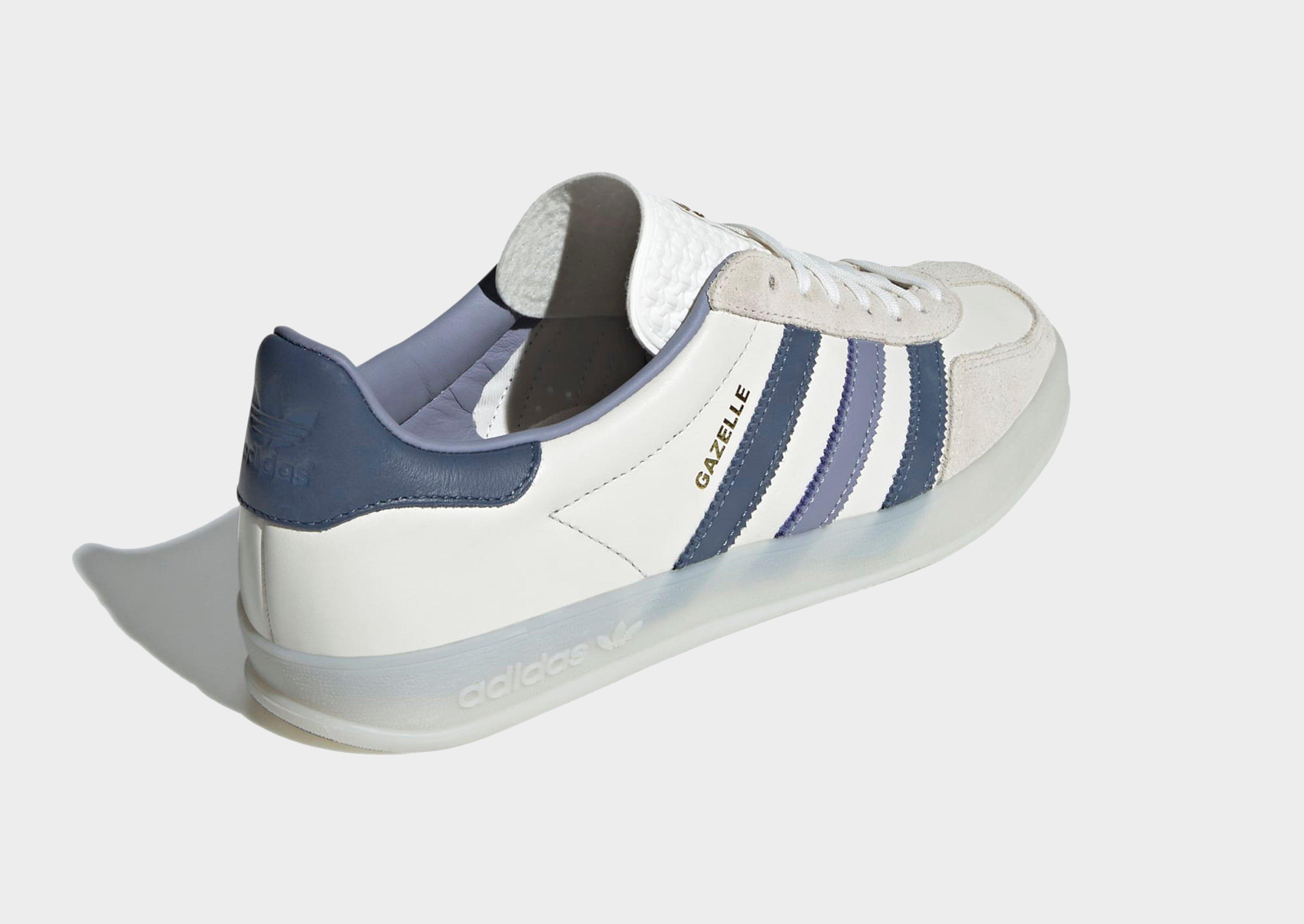 White adidas Originals Gazelle Indoor - JD Sports Singapore