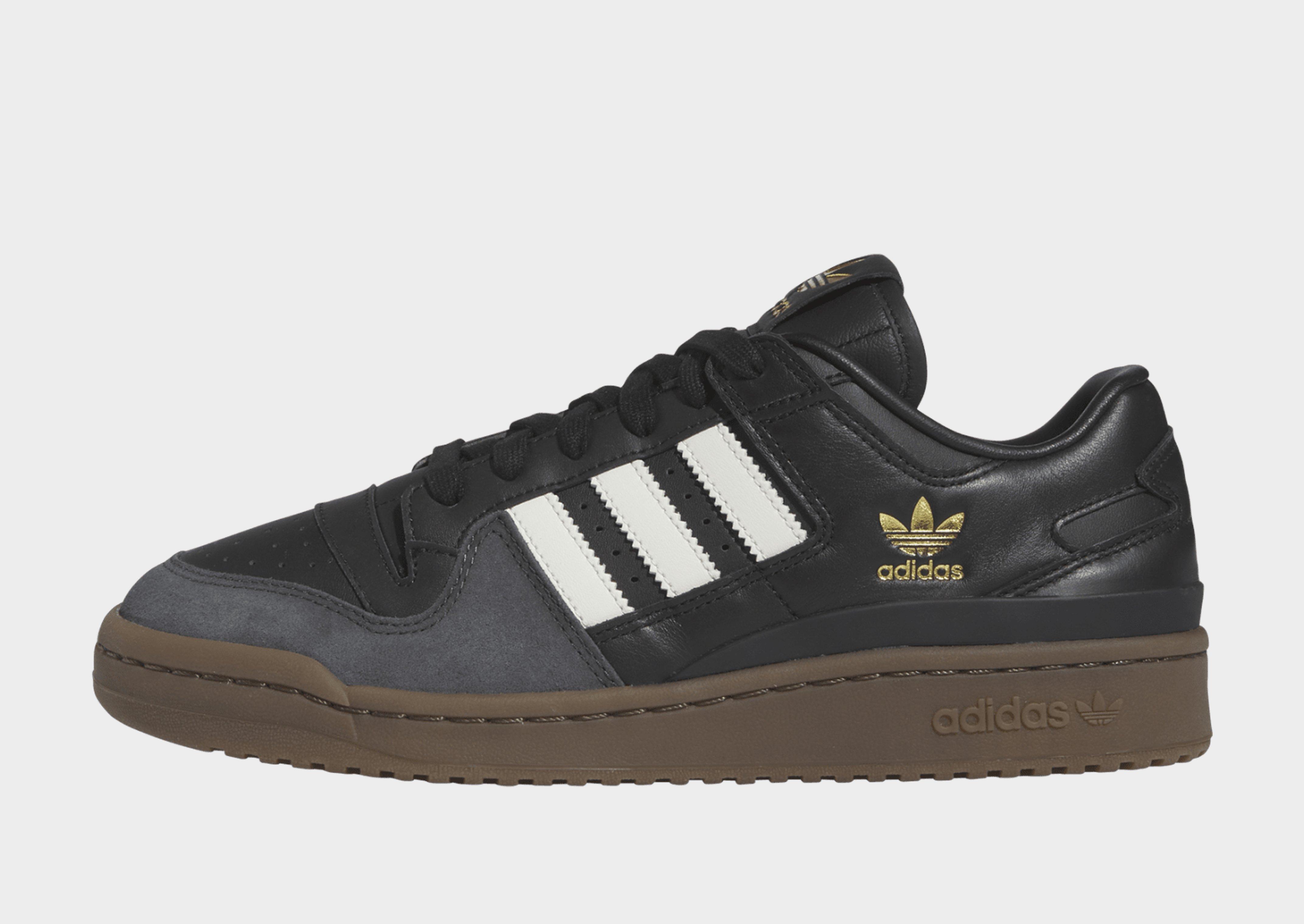 Black adidas Forum 84 Low CL Shoes | JD Sports UK