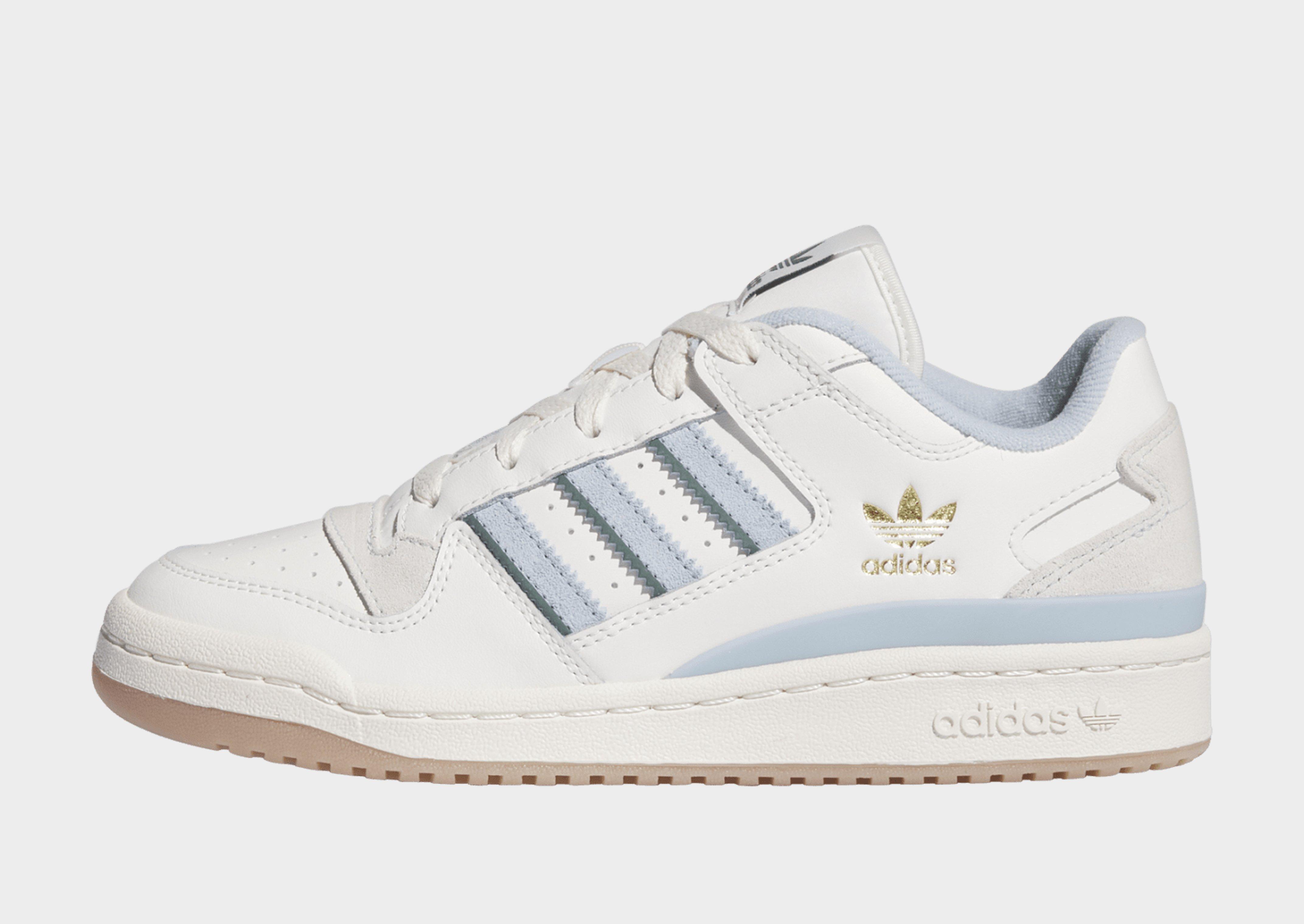 White adidas Originals Forum Low CL Shoes | JD Sports UK