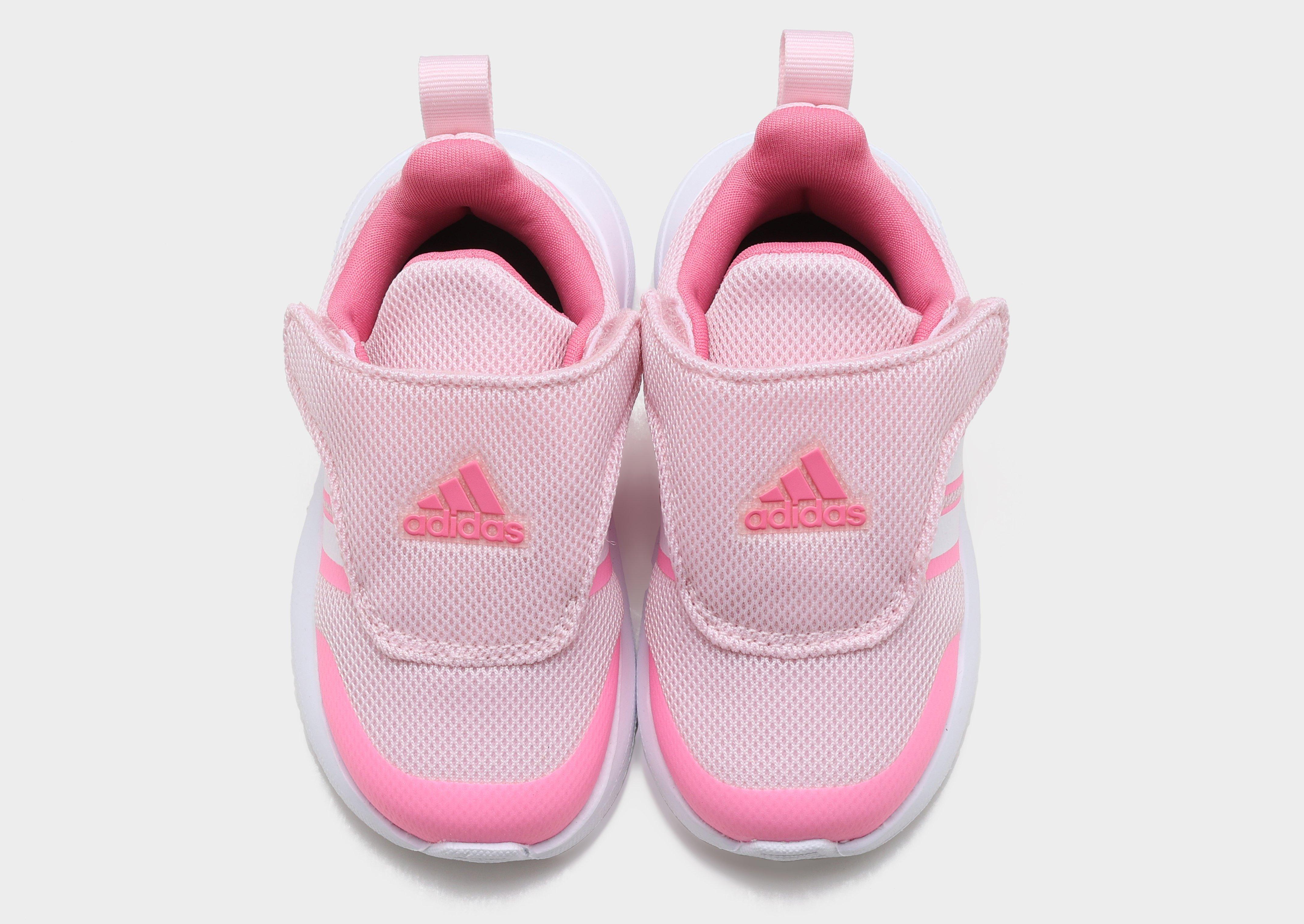 Infant pink hot sale adidas trainers