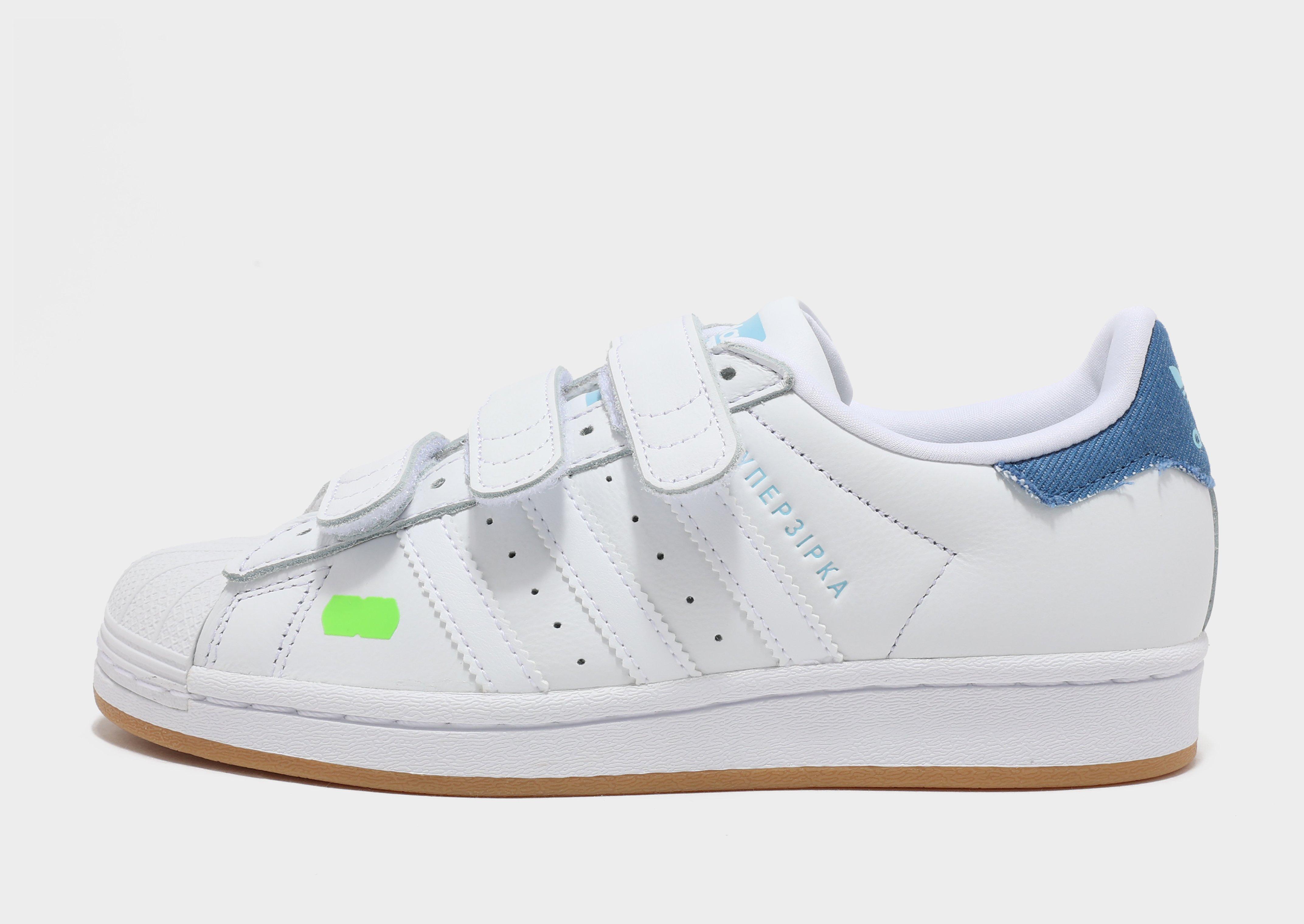 Adidas Originals Superstar x KSENIASCHNAIDER Shoes - Linen Green - Womens - Trainers - Size: 3.5