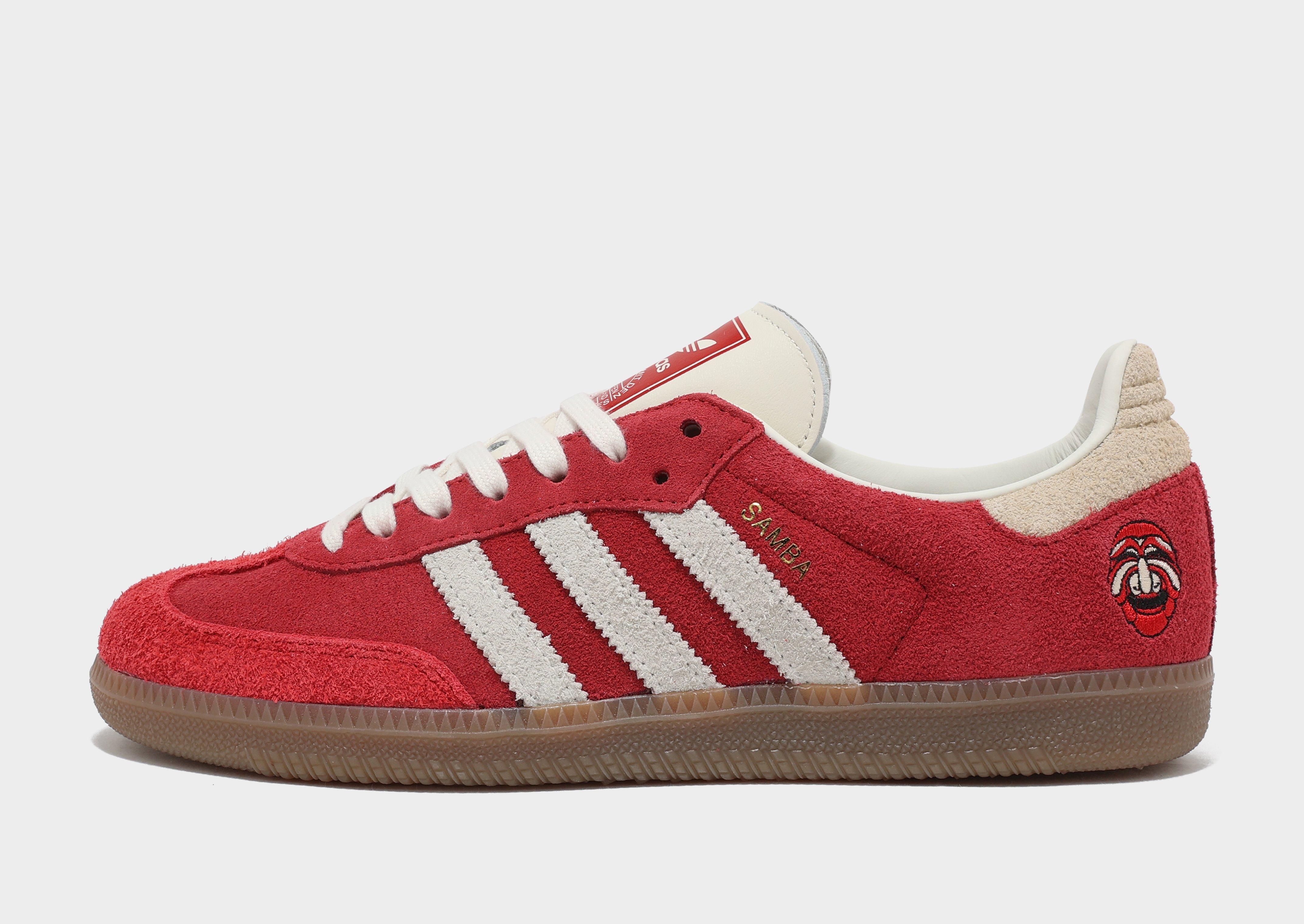 Adidas samba clearance red