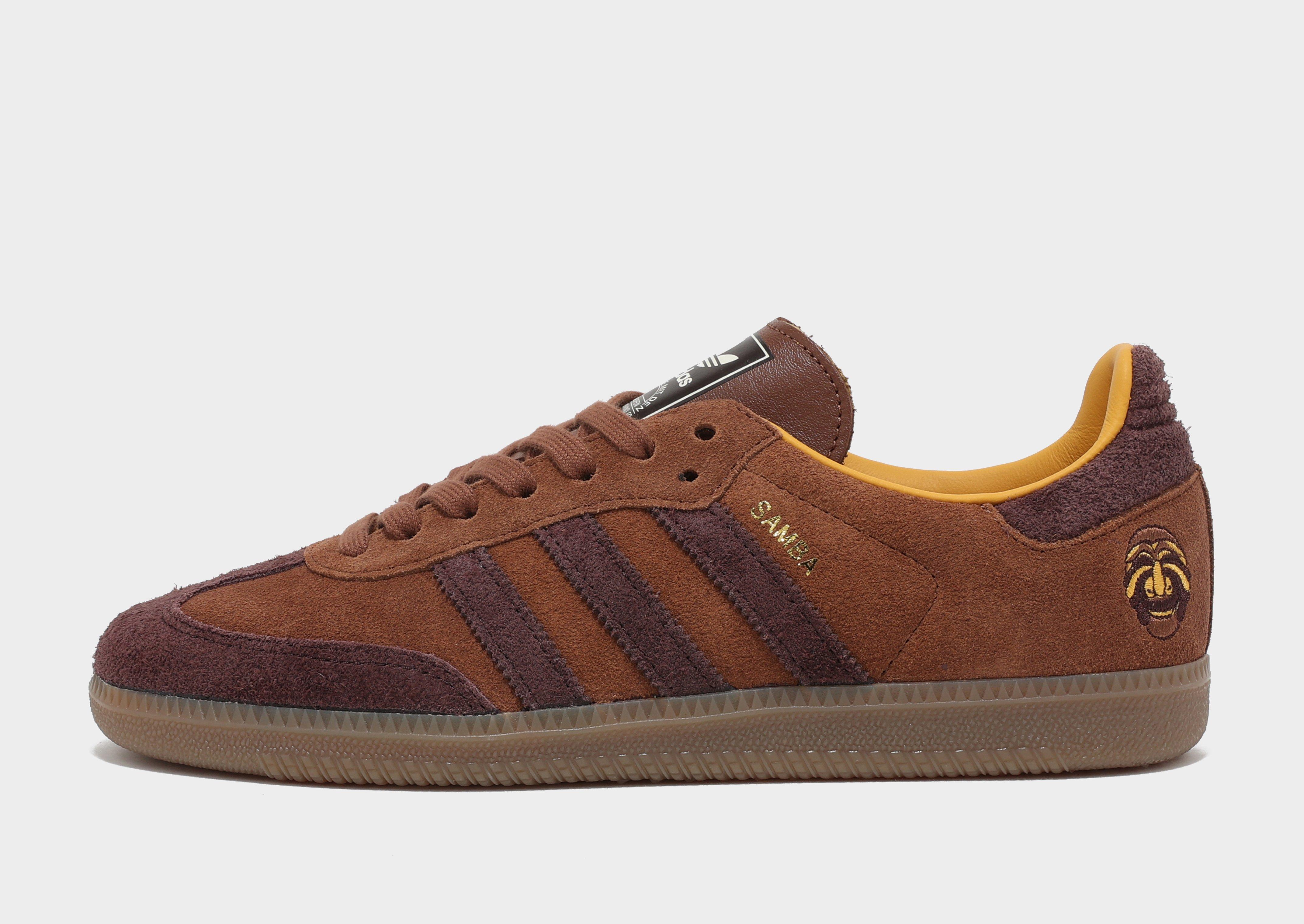 Brown adidas Originals Samba OG - JD Sports Singapore