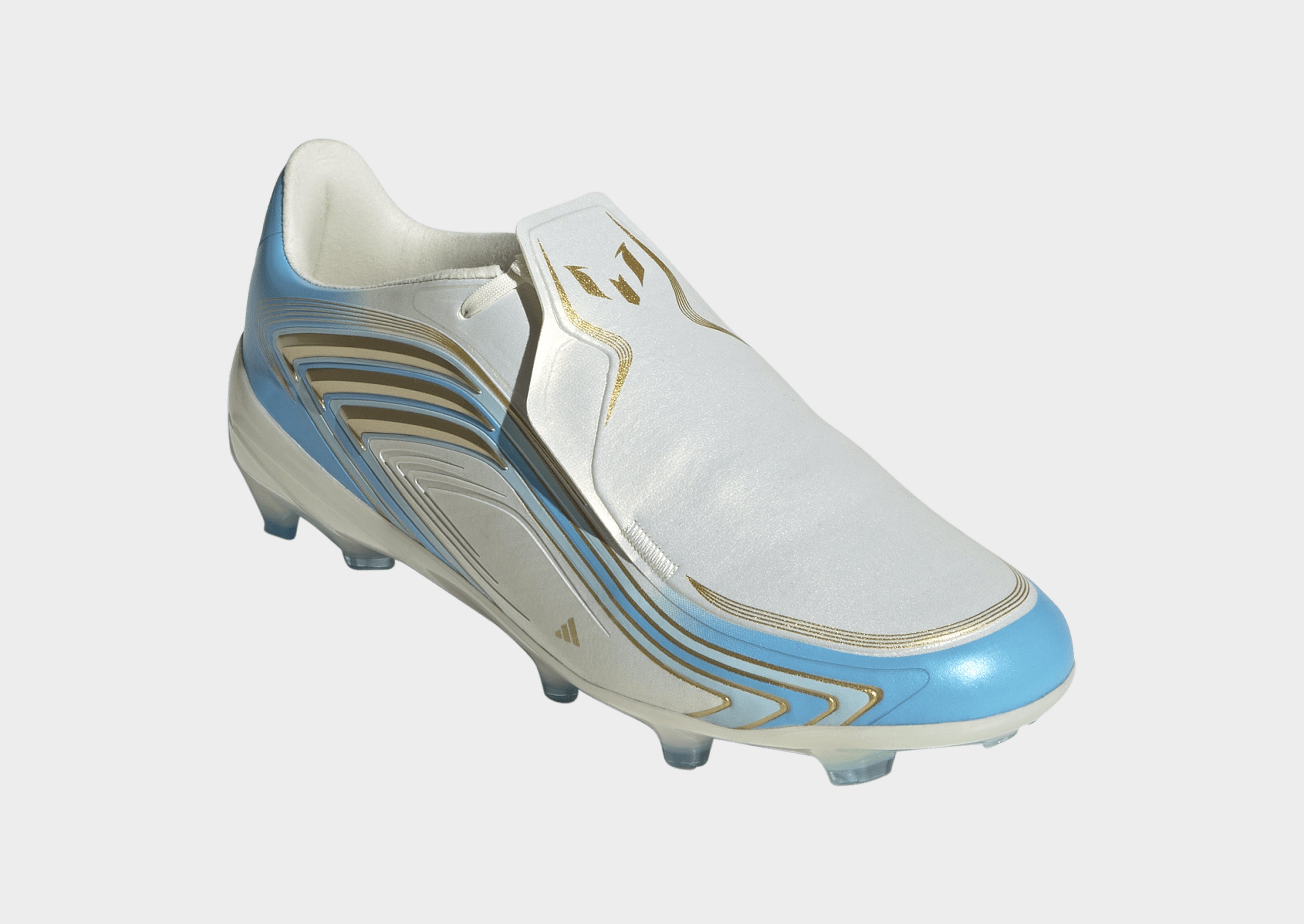 adidas F50 Messi Elite FG Little Kid 'Ivory Semi Blue Burst' — foto 2