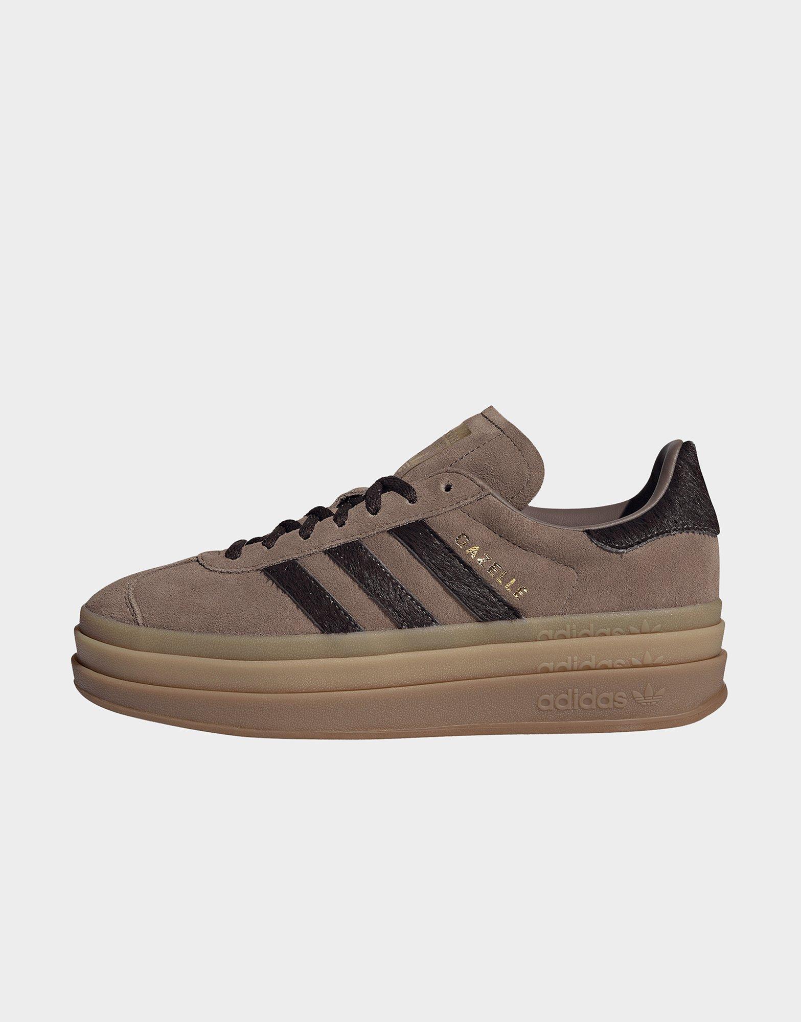 adidas gazelle silver green womens Adidas Originals scarpa sneakers da donna Gazelle Bold ID7056 crema-ve   Sportiamo