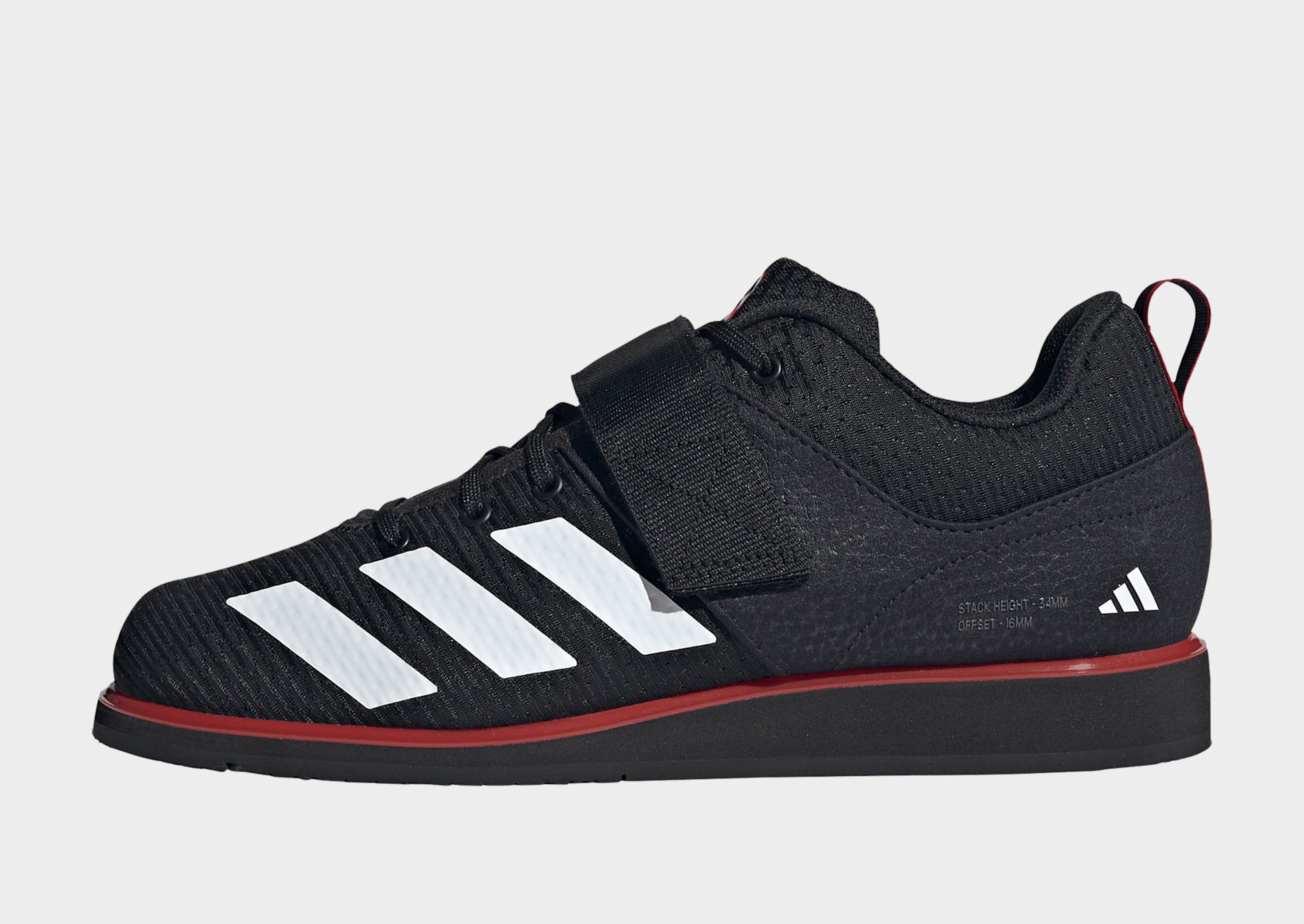 Black adidas Powerlift Weightlifting Shoes JD Sports UK