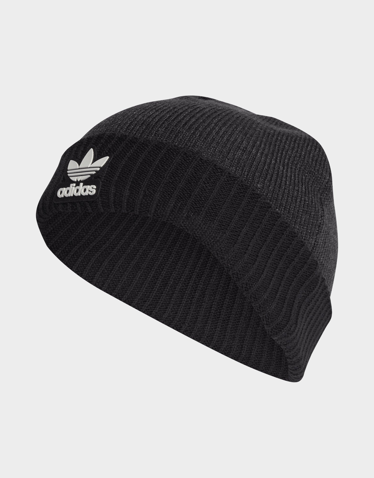 Black adidas Originals Adicolor Cuff Knit Beanie JD Sports UK