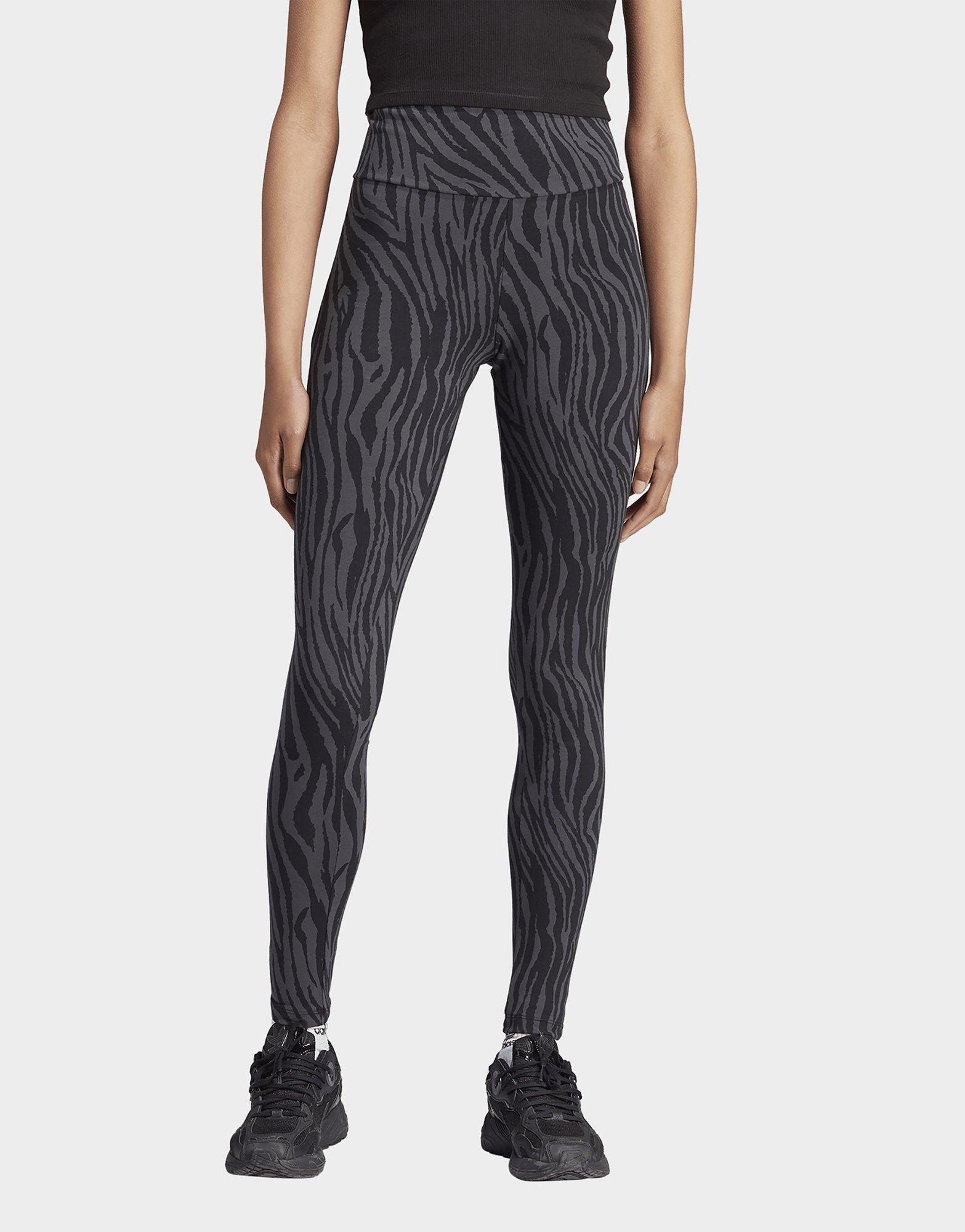 adidas Allover Zebra Animal Print Essentials Leggings