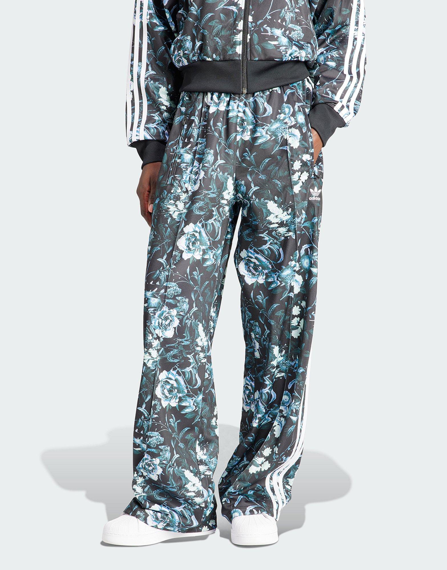 Teal adidas track on sale pants