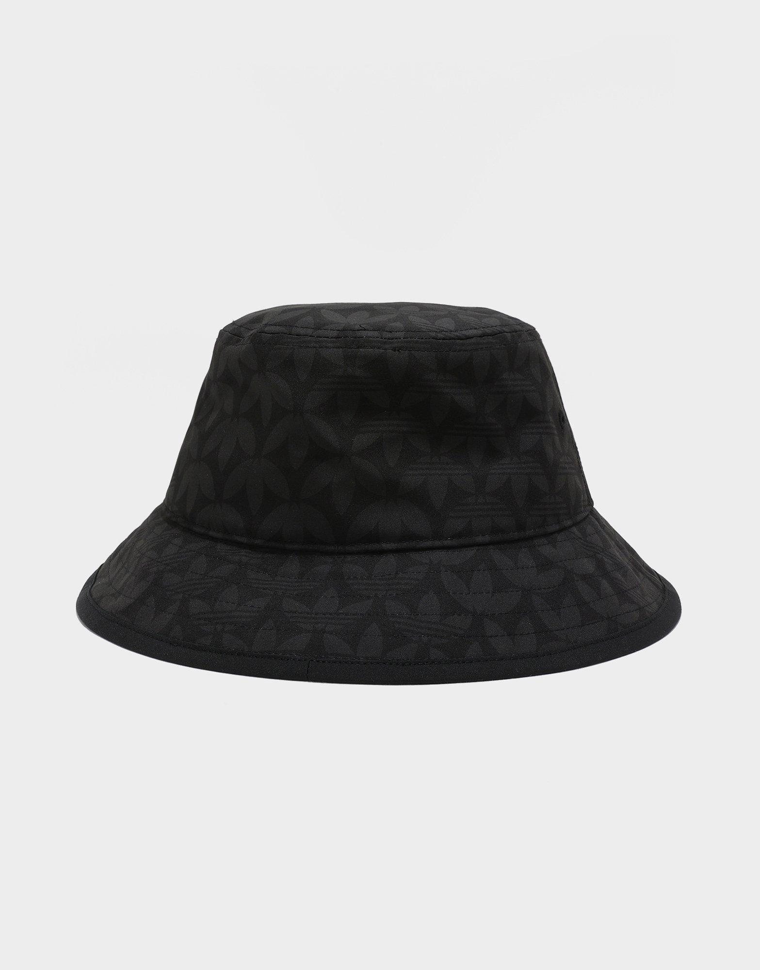 The Monogram Bucket Hat in Black, Size XS/Small