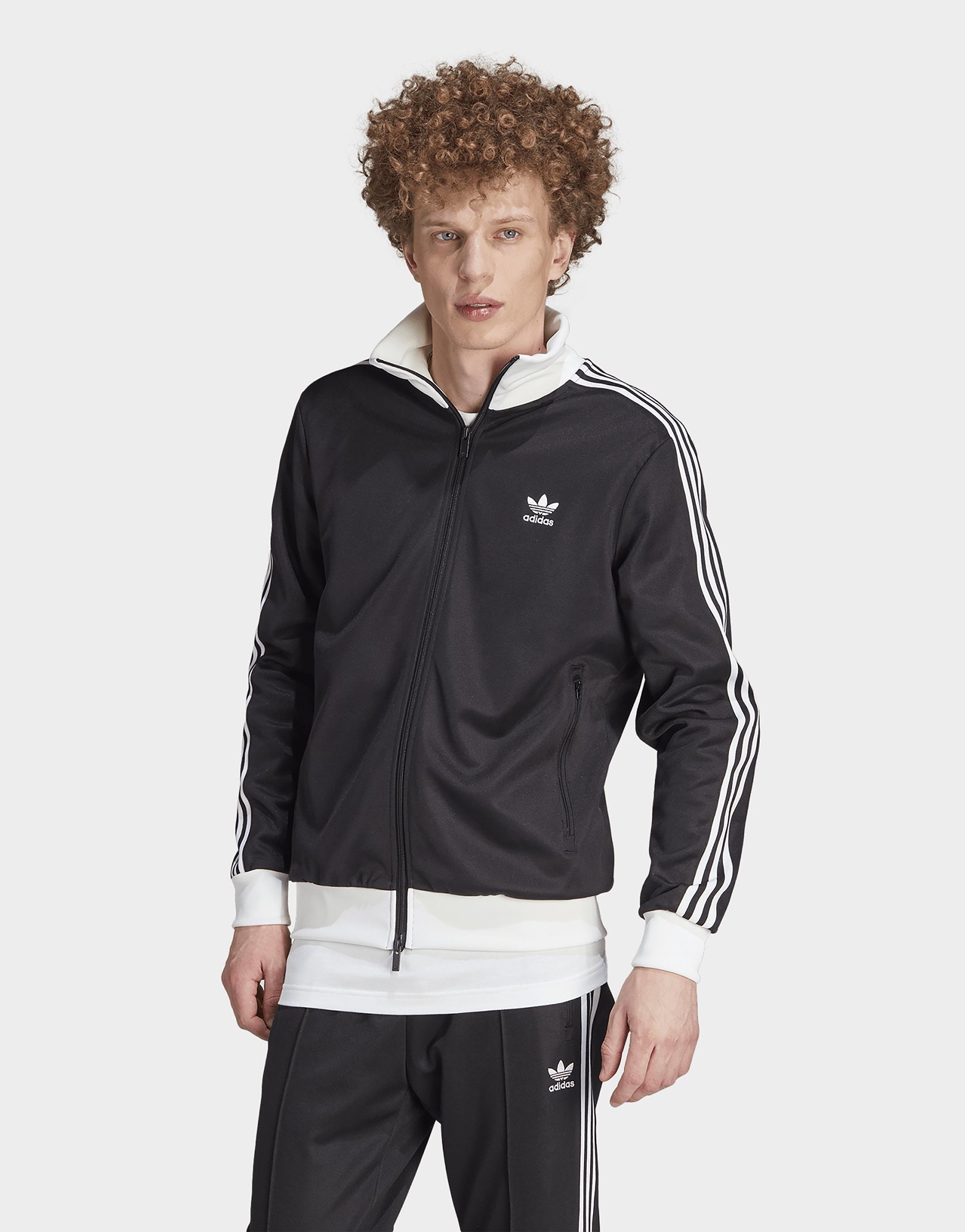 Veste Adidas à Capuche Originals noir et blanc Jacket Homme style