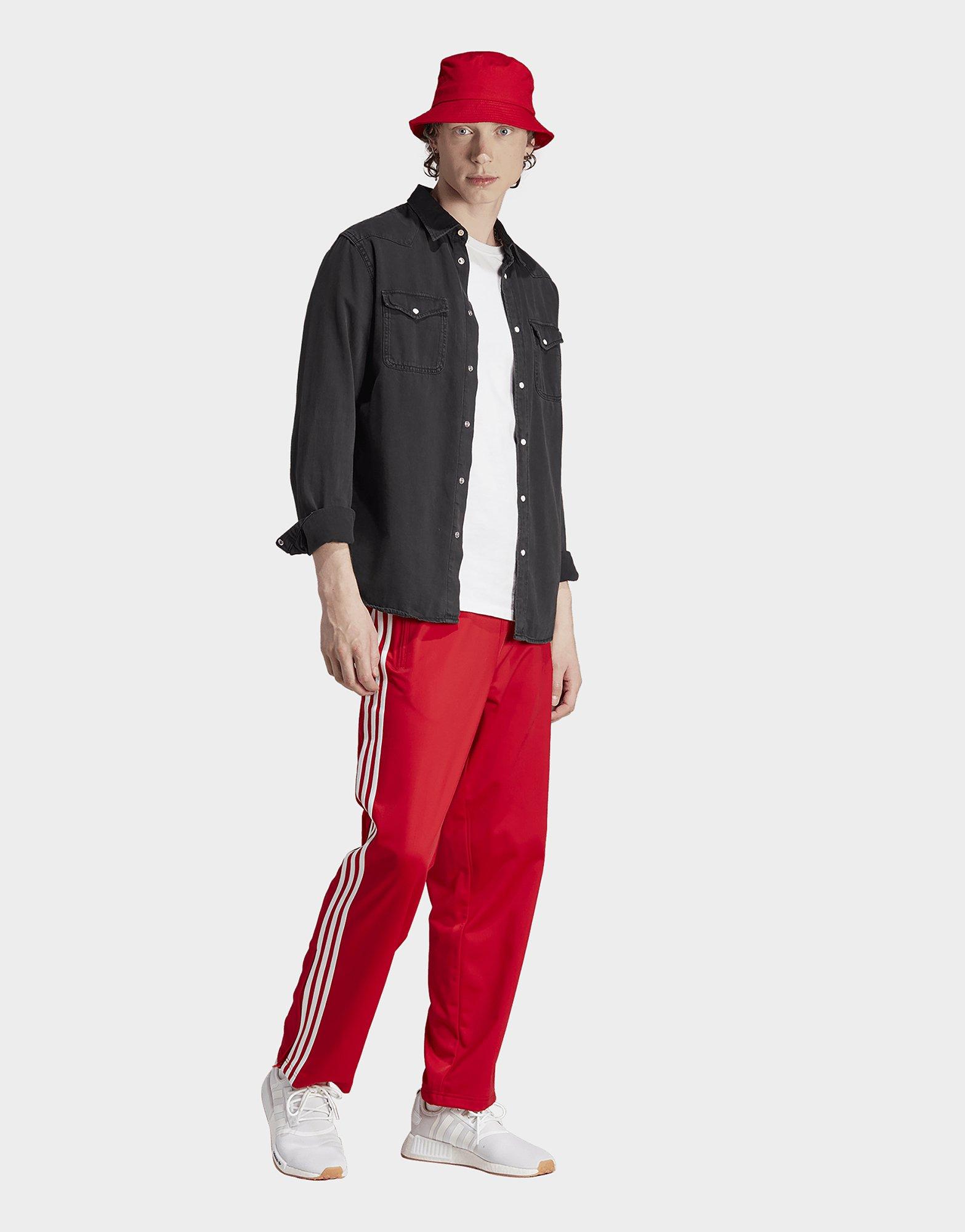 Red adidas Adicolor Classics Firebird Track Pants JD Sports UK