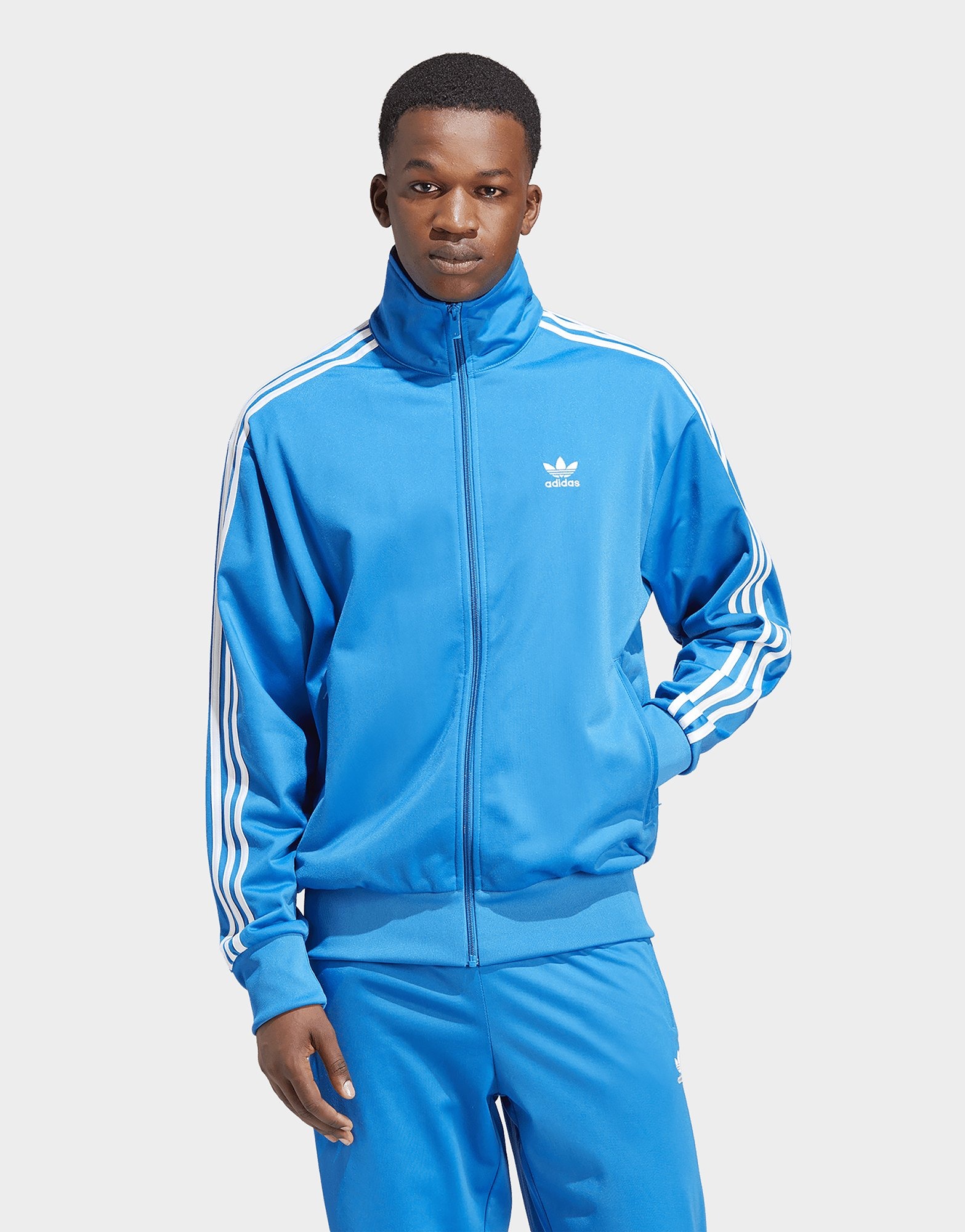 veste adidas bleu orange