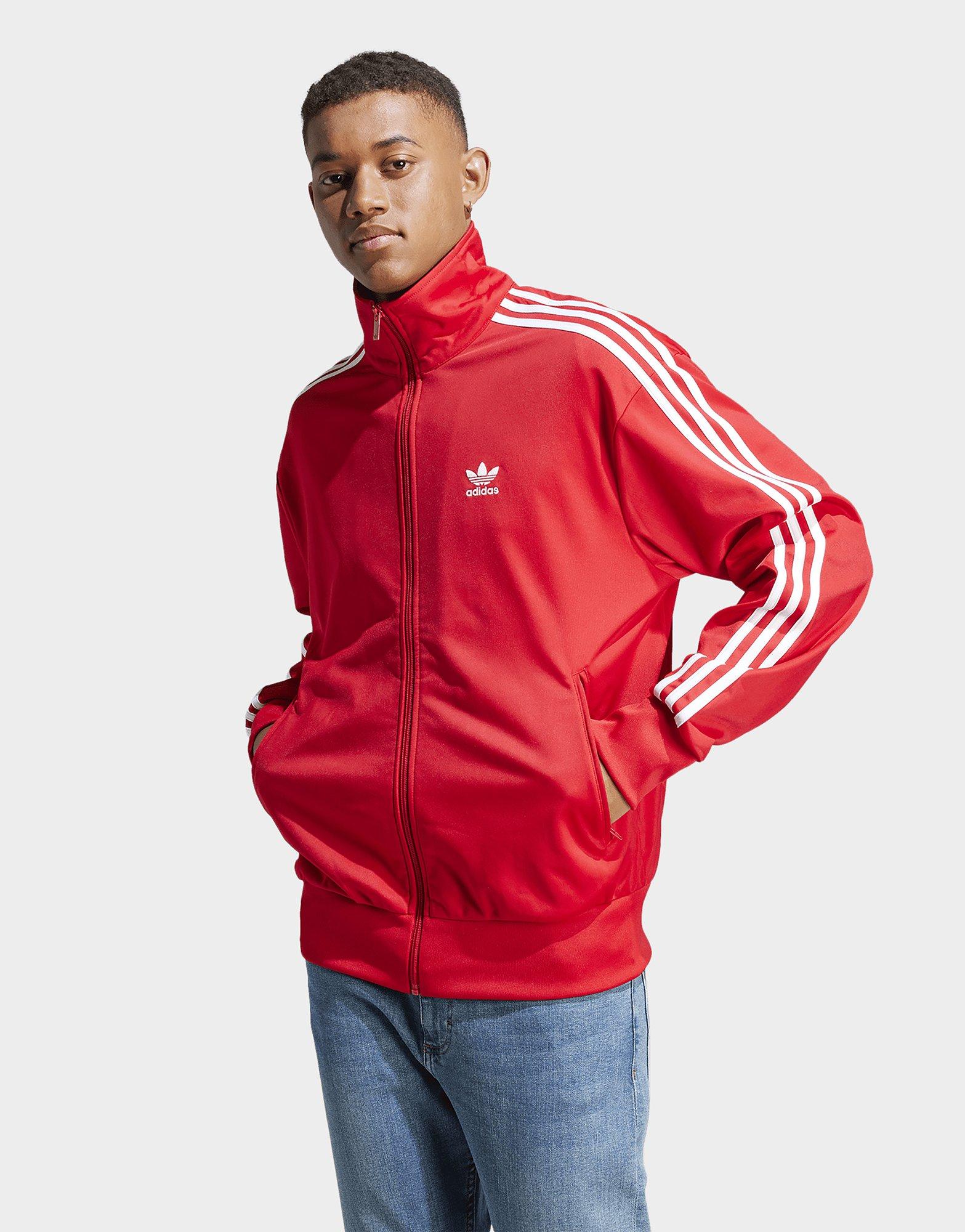 Red adidas Originals Adicolor Classics Firebird Track Top | JD Sports UK