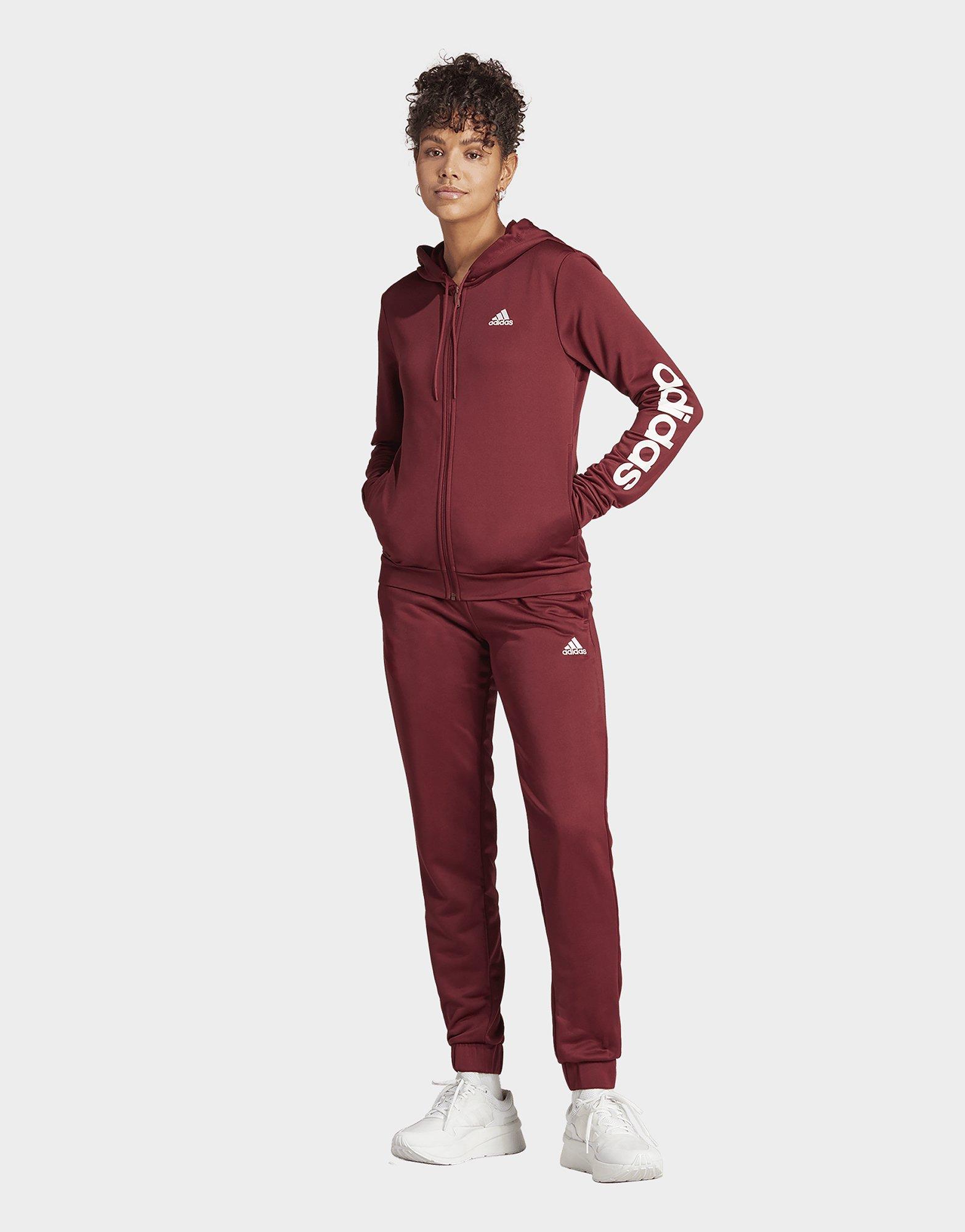 Maroon best sale adidas jumpsuit