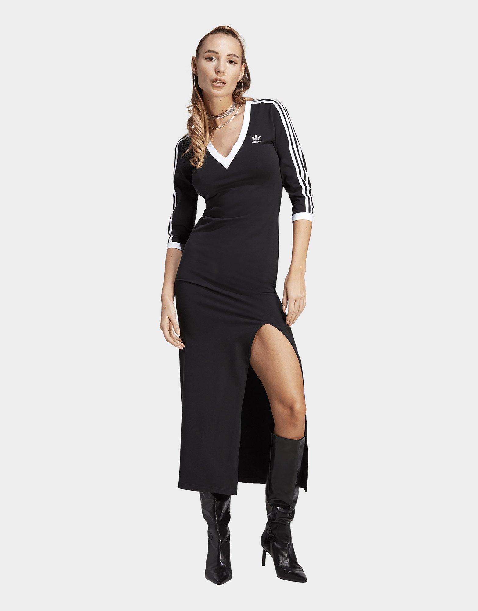 Black adidas store dress long sleeve