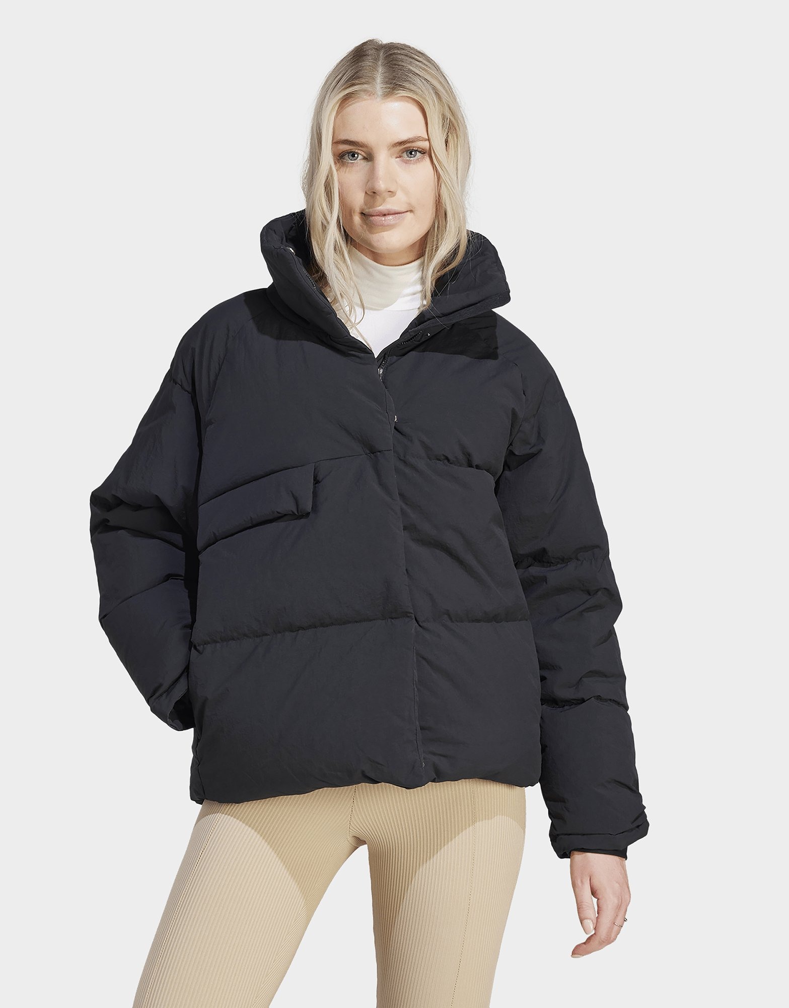 Black adidas Big Baffle Jacket | JD Sports UK