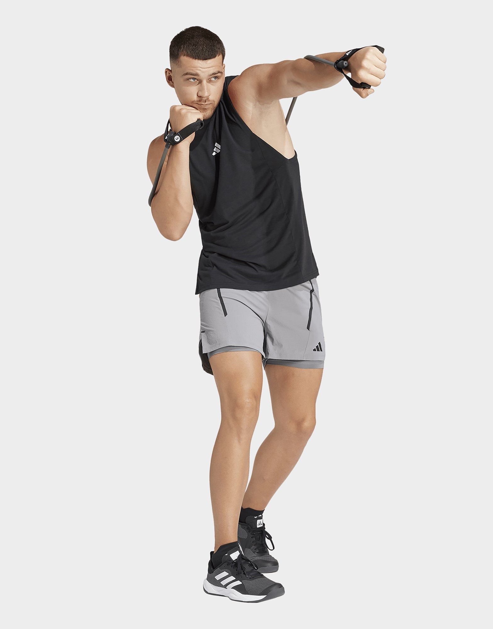 adidas Designed for Training Workout Tank Top 'Black' — foto 2