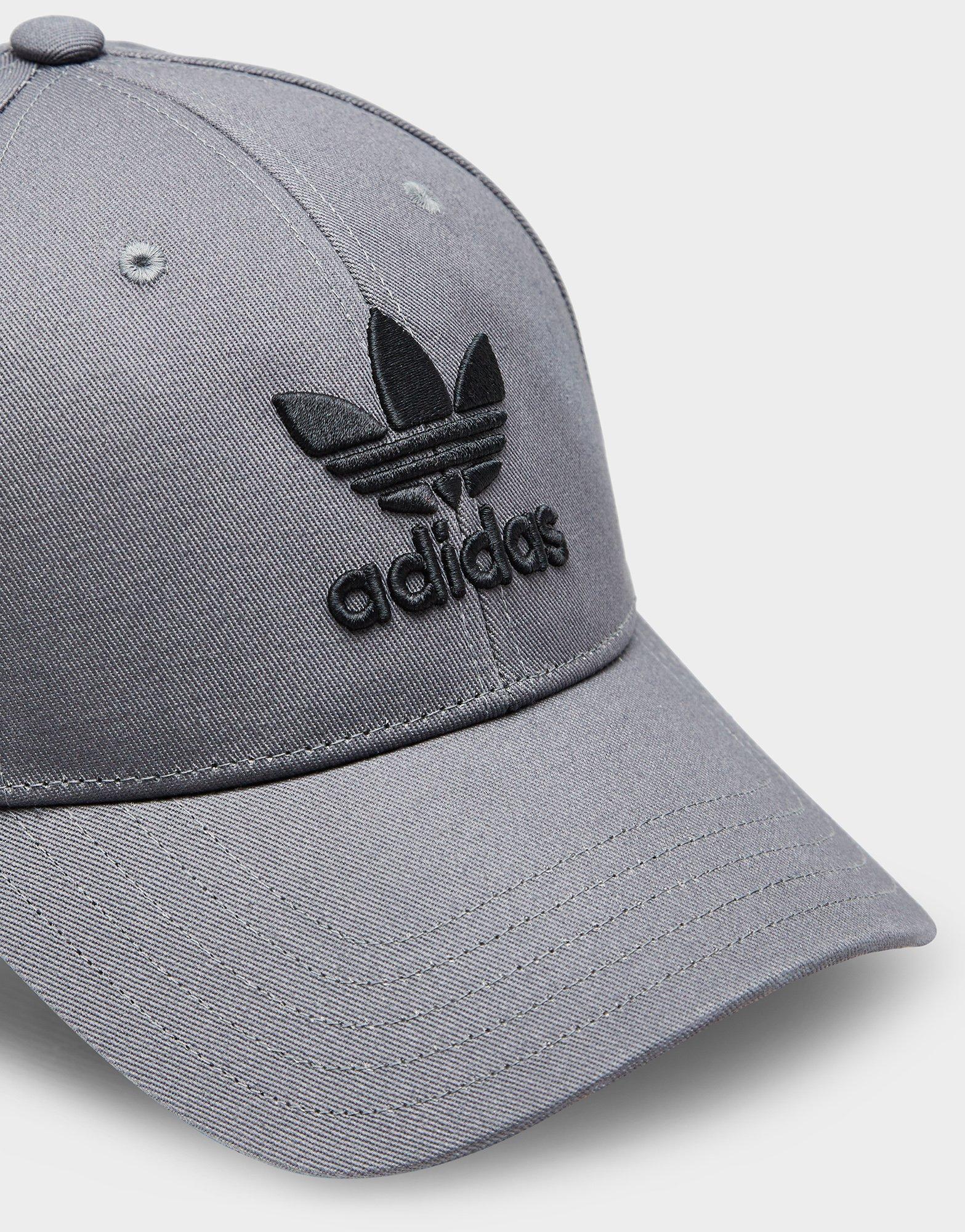 Adidas trefoil cap store grey